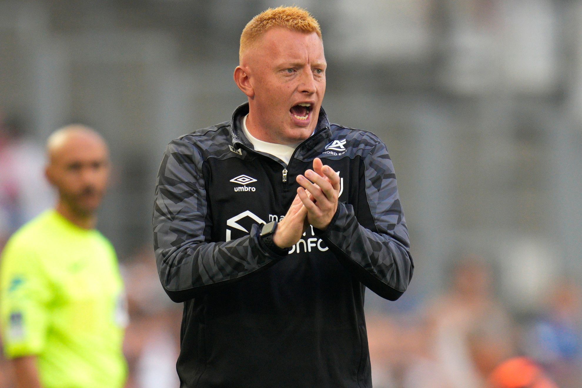 Will Still durante un partido con el Reims