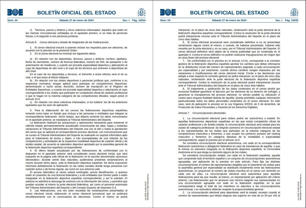 El BOE publica la nueva orden ministerial que regula los procesos ...