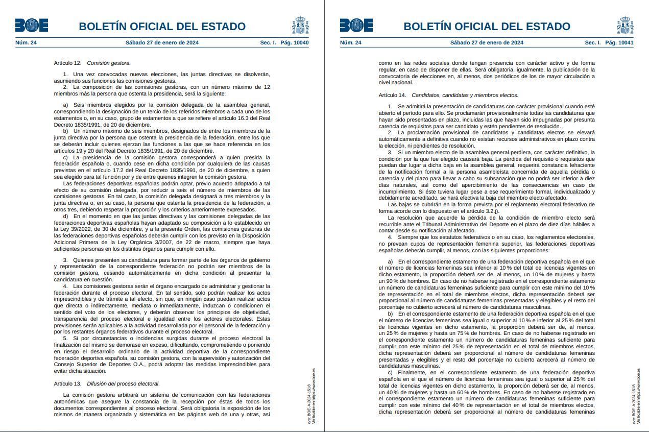 El BOE publica la nueva orden ministerial que regula los procesos ...