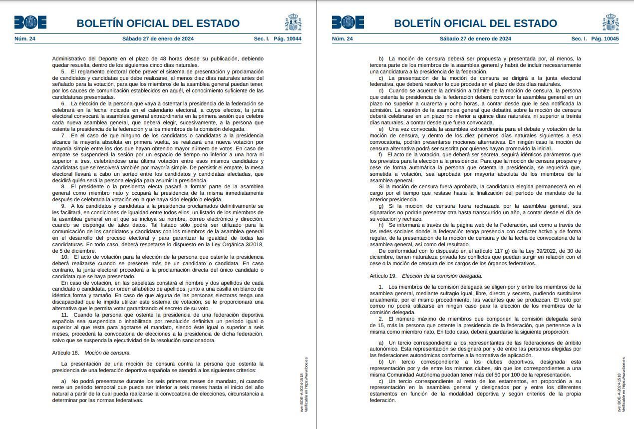 El BOE publica la nueva orden ministerial que regula los procesos ...