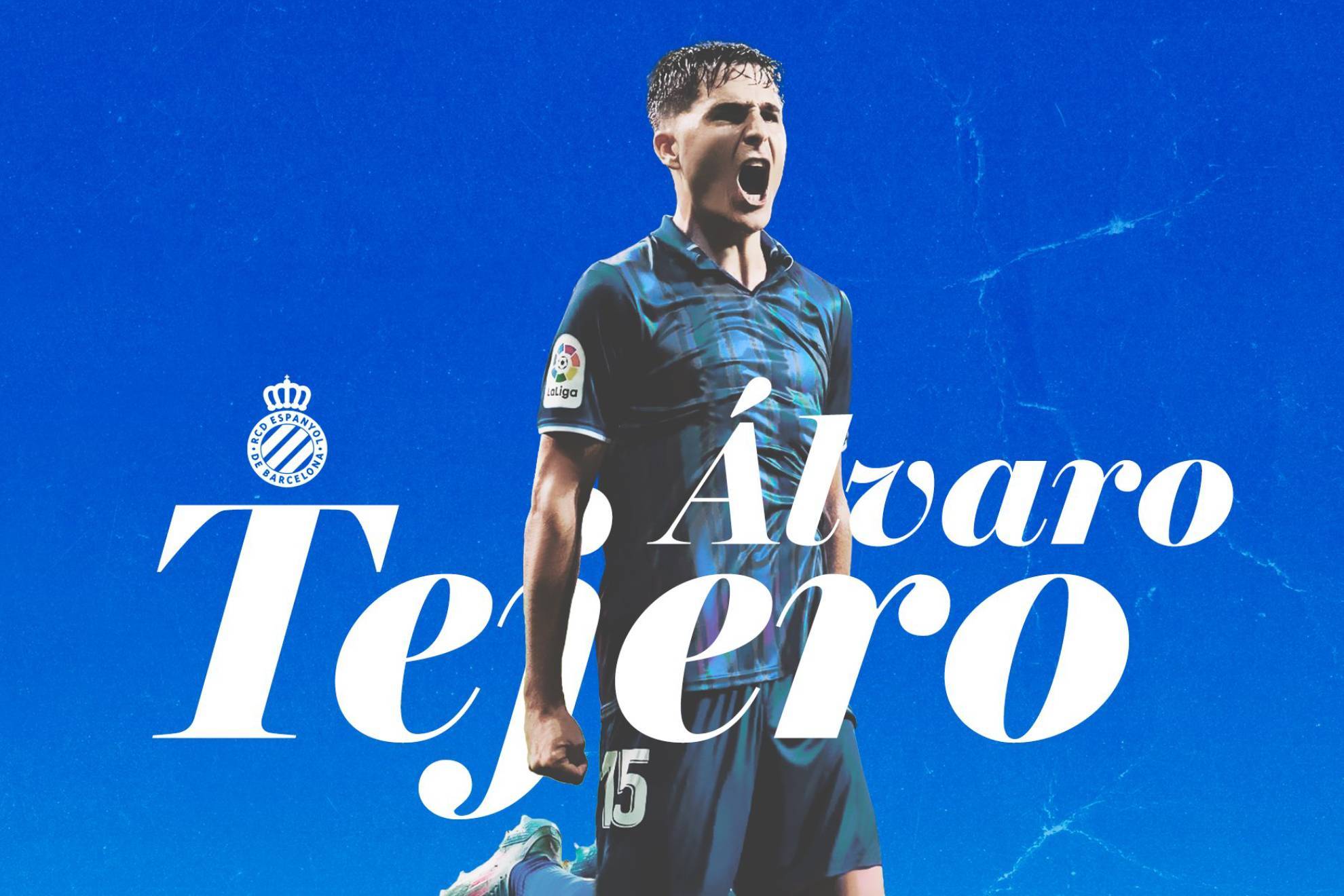 Álvaro Tejero es presentado como nuevo jugador del Espanyol.