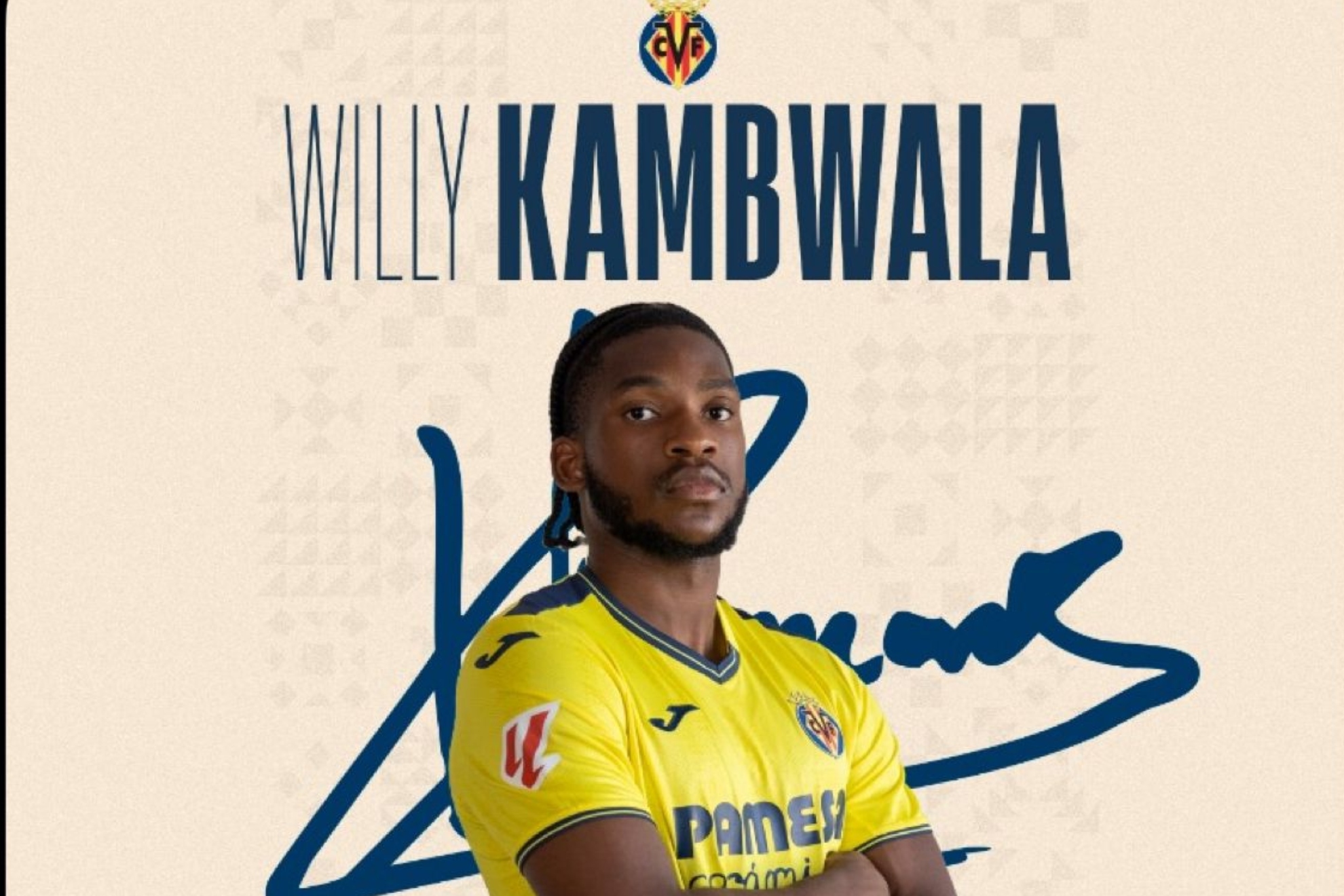 Kambwala será del Villarreal hasta junio de 2029.