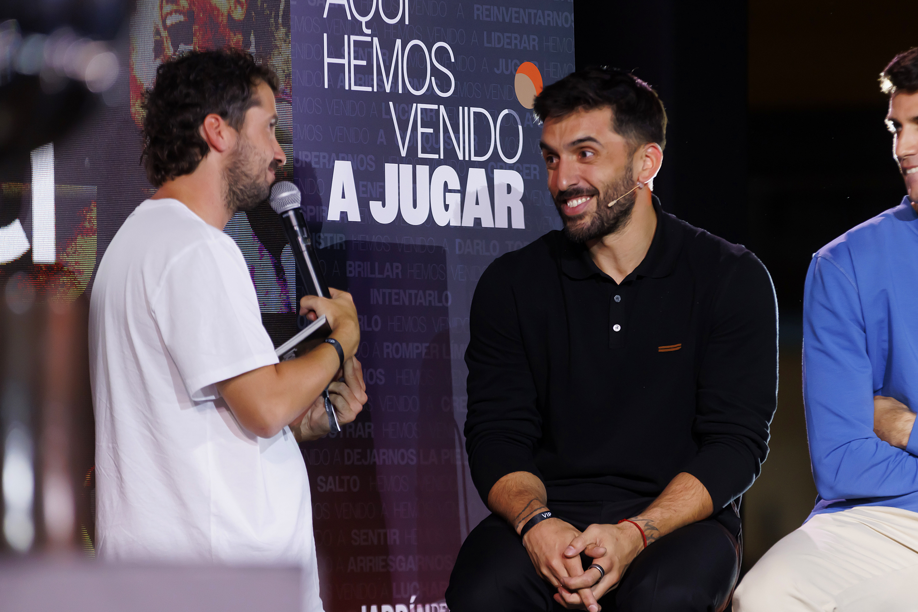 Facundo Campazzo, en la presentación de la Liga Endesa.