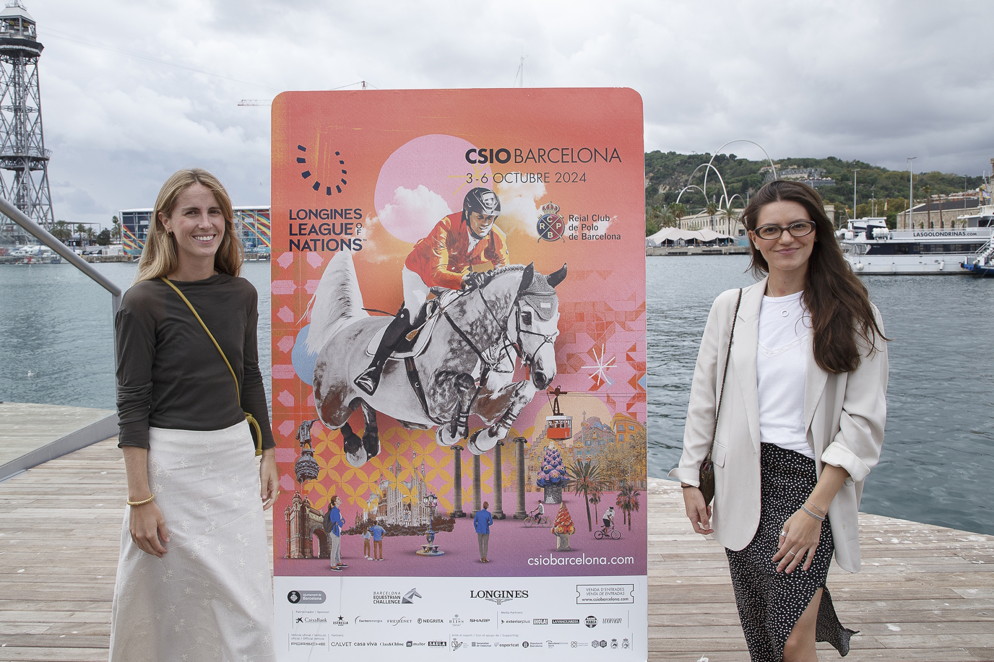 Las ganadoras del premio de diseño del obstáculo del CSIO 2024.