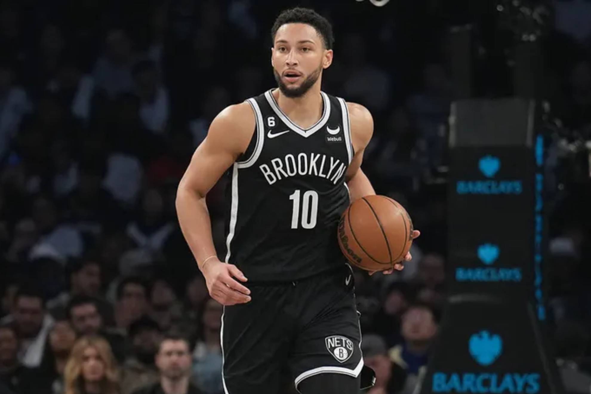 Ben Simmons di pertandingan Nets.