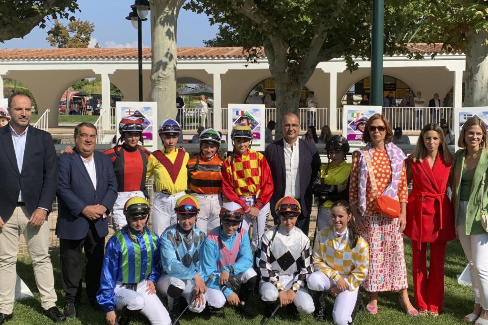 Los premiados, en el hipódromo de La Zarzuelaa