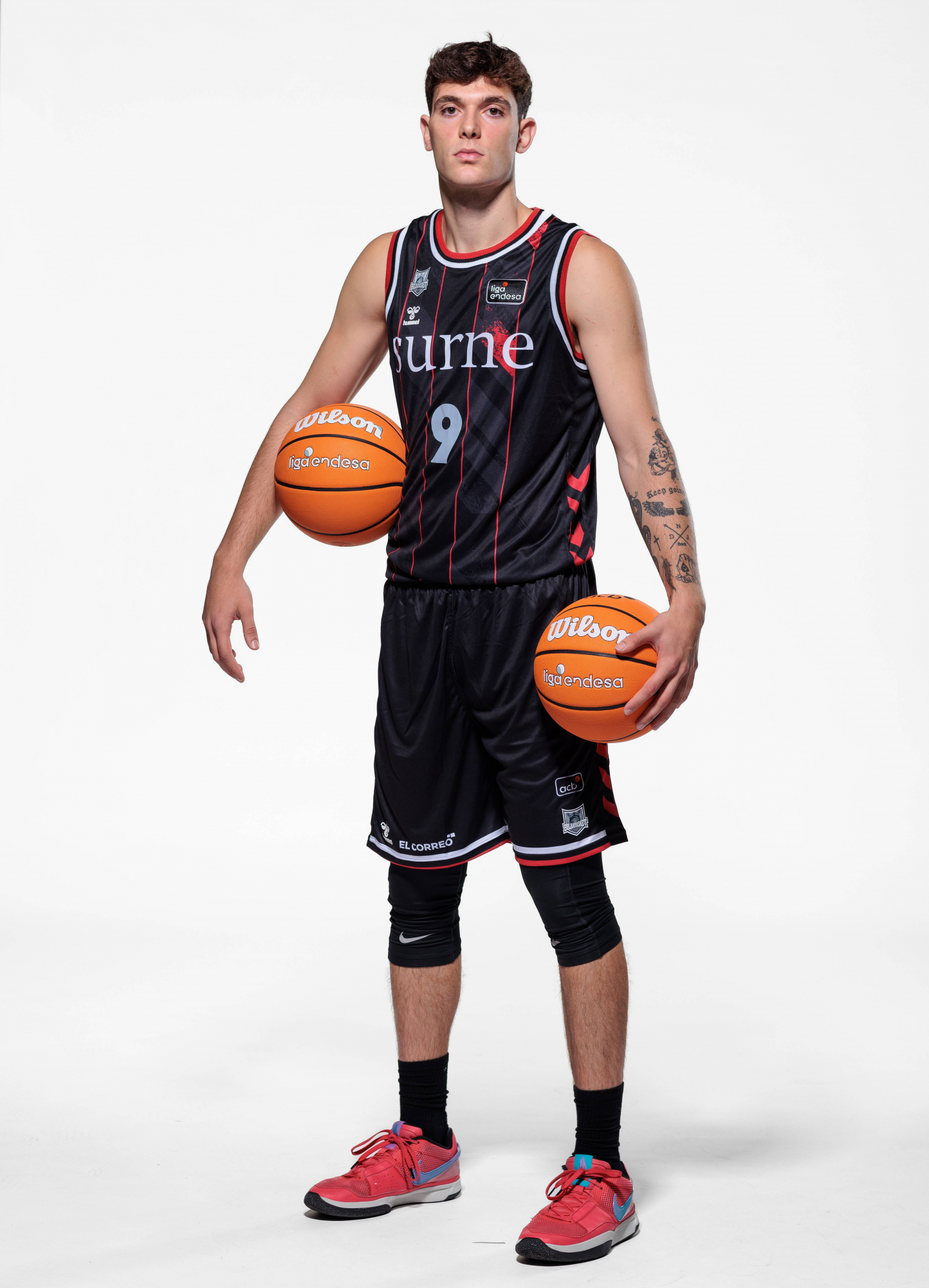 Rubén Domínguez, con el Surne Bilbao Basket.