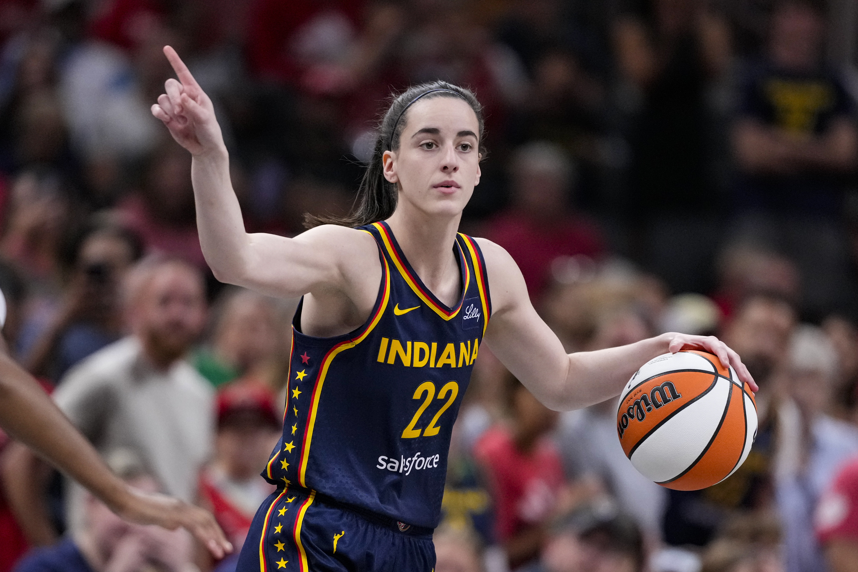 Caitlin Clark com o Indiana Fever na WNBA