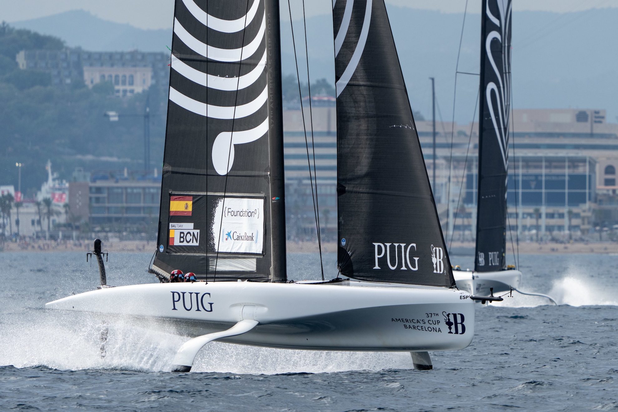 El Sail Team BCN, en la primera jornada del Grupo B en la Copa América.