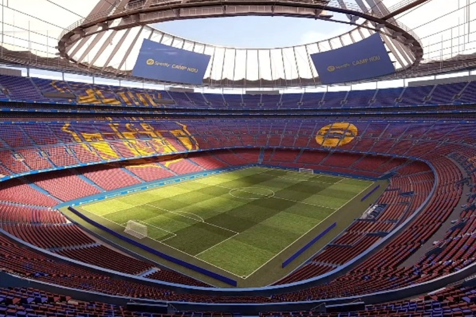 Imagen del nuevo Camp Nou.