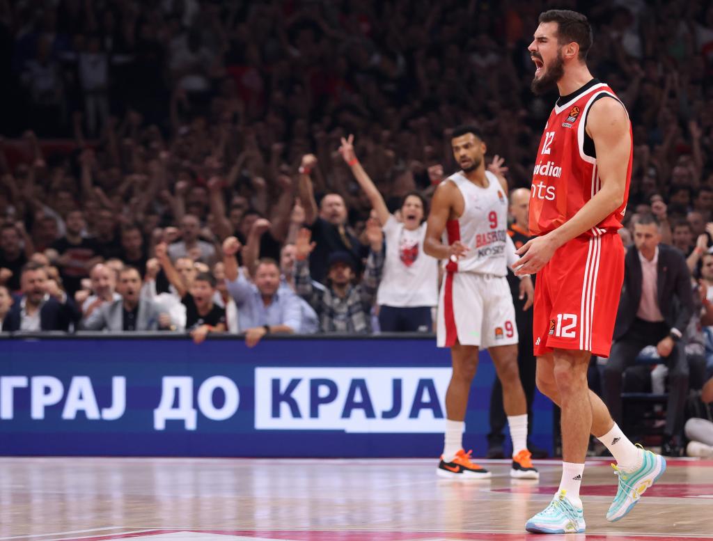 Baskonia sucumbe ao festival ofensivo do Red Star