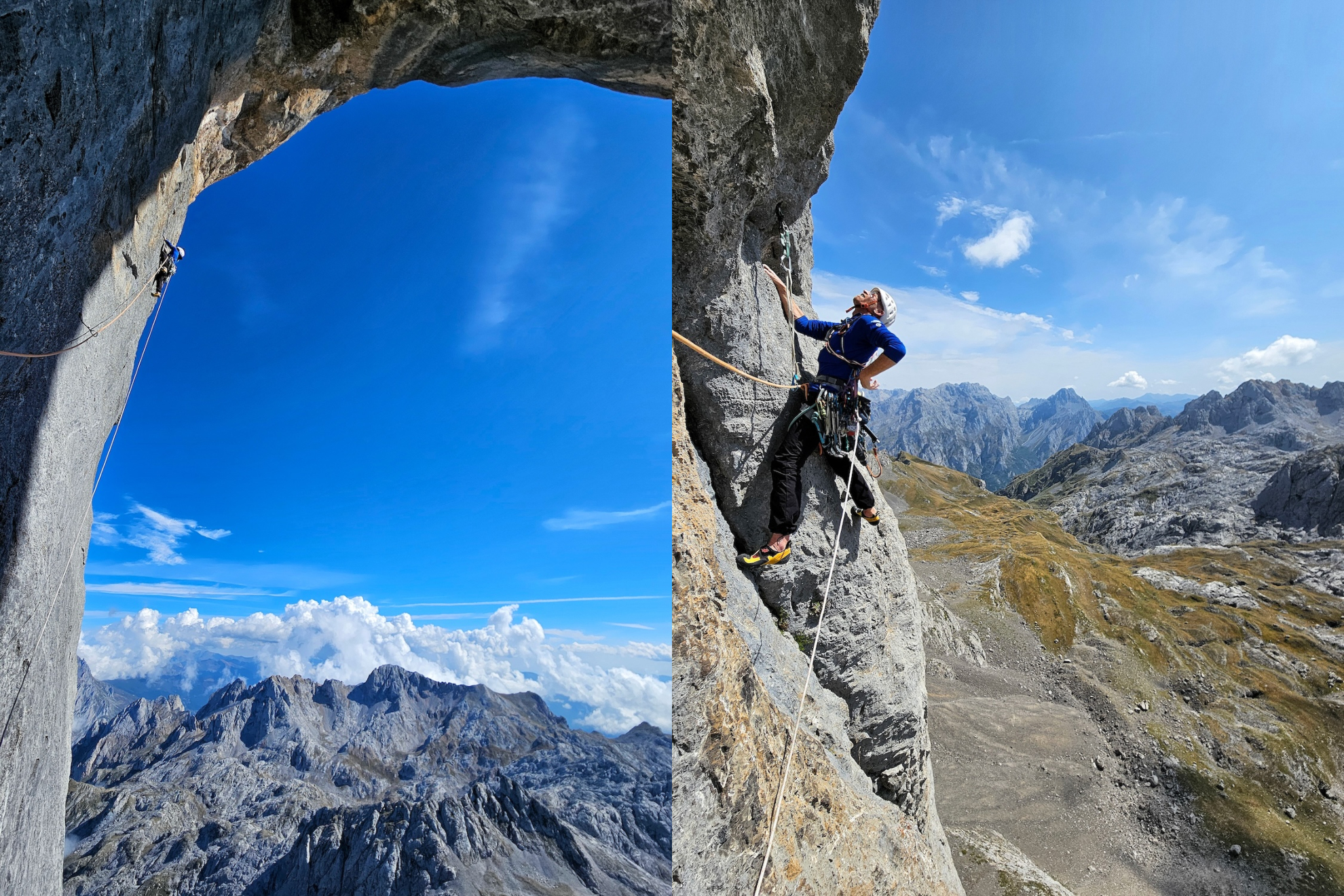 Los Pou abren 'Truenu' en los Picos de Europa.