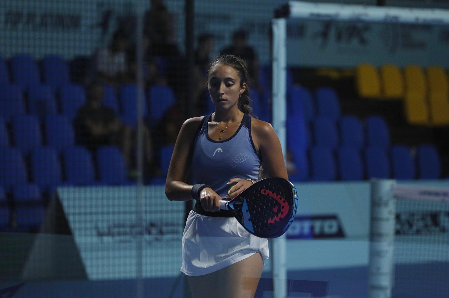 Andrea Pérez antes de su lesión.