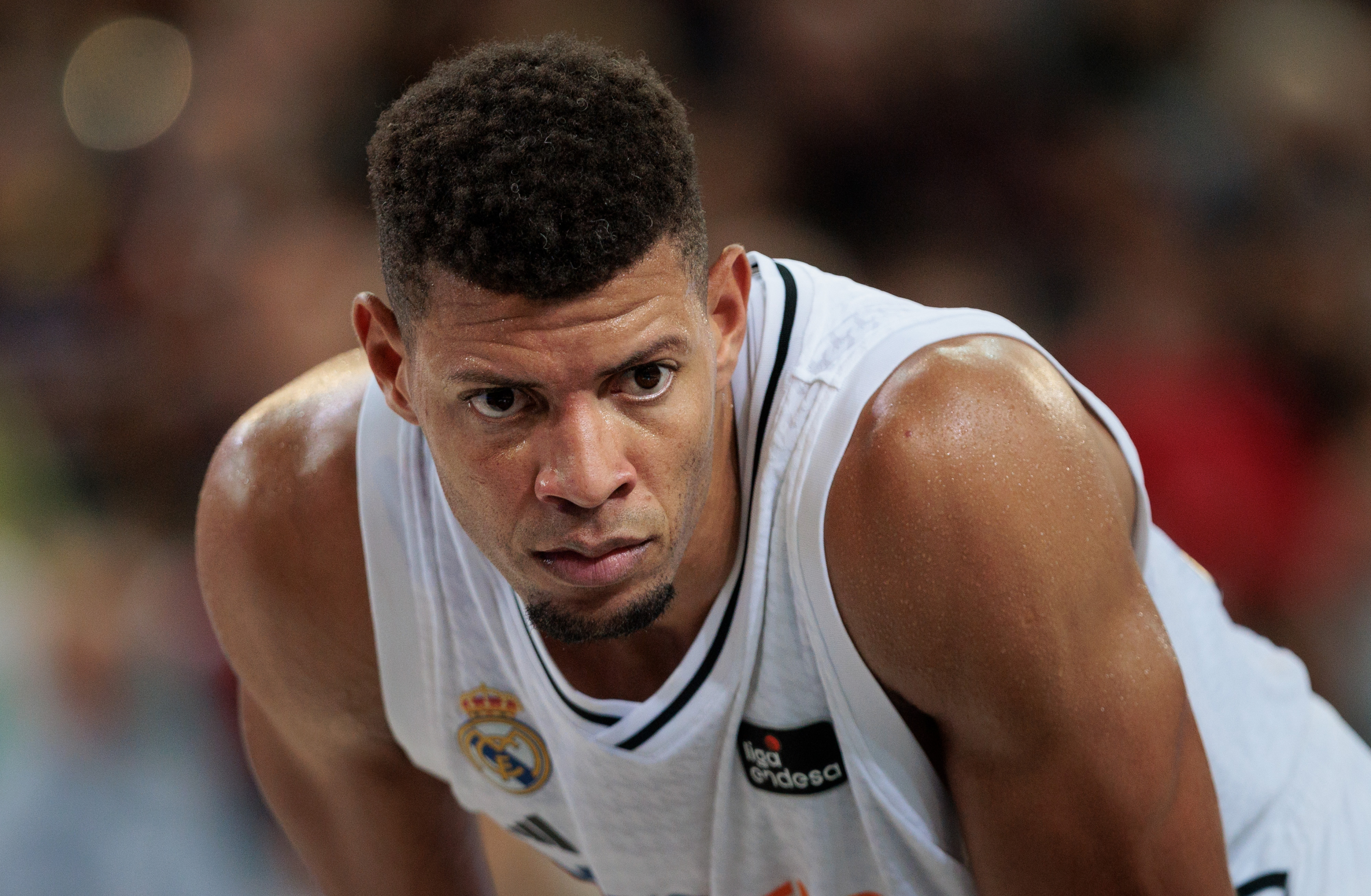 Walter Tavares, en un momento del partido ante el Surne Bilbao Basket.