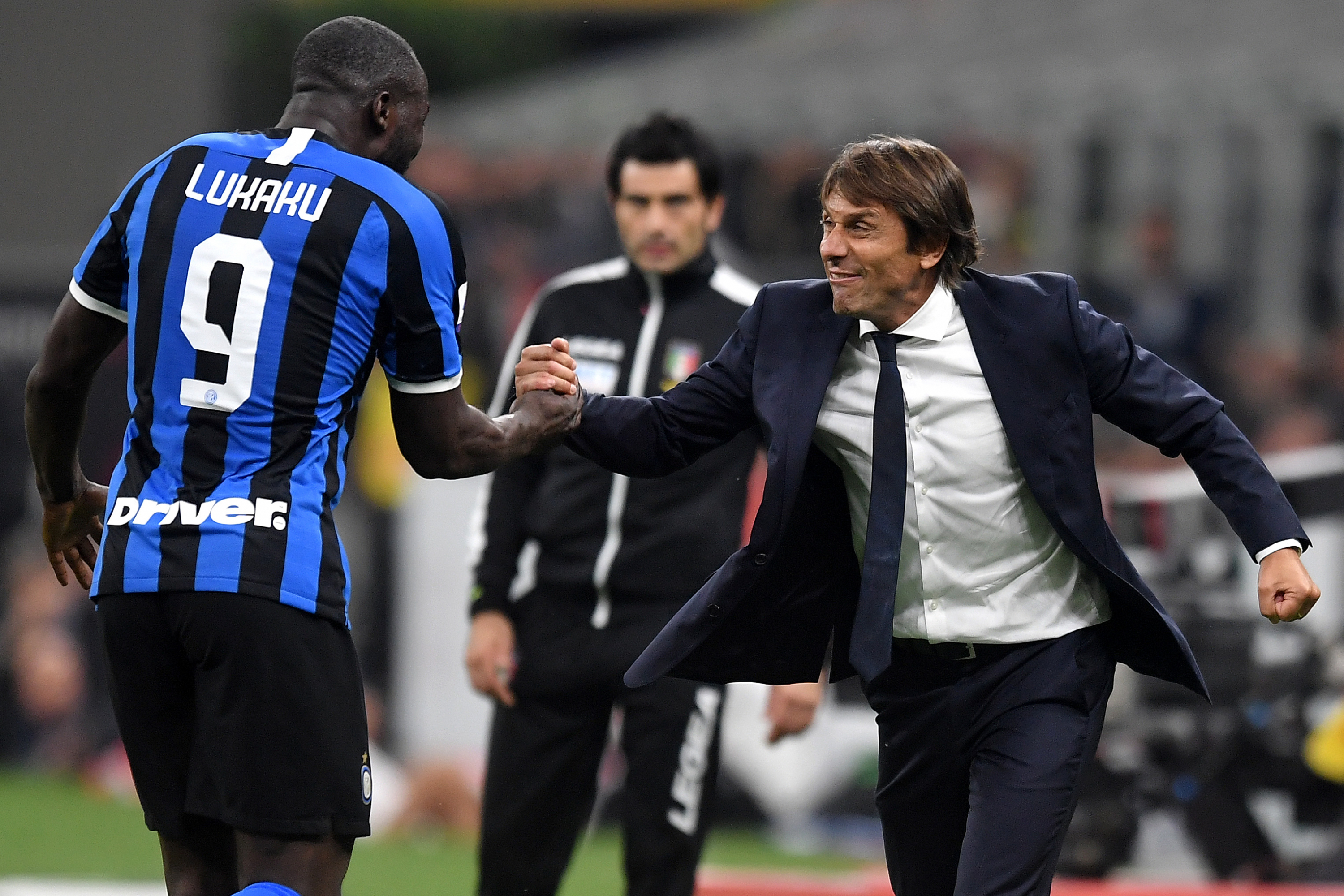 Lukaku e Conte ai tempi dell'Inter.