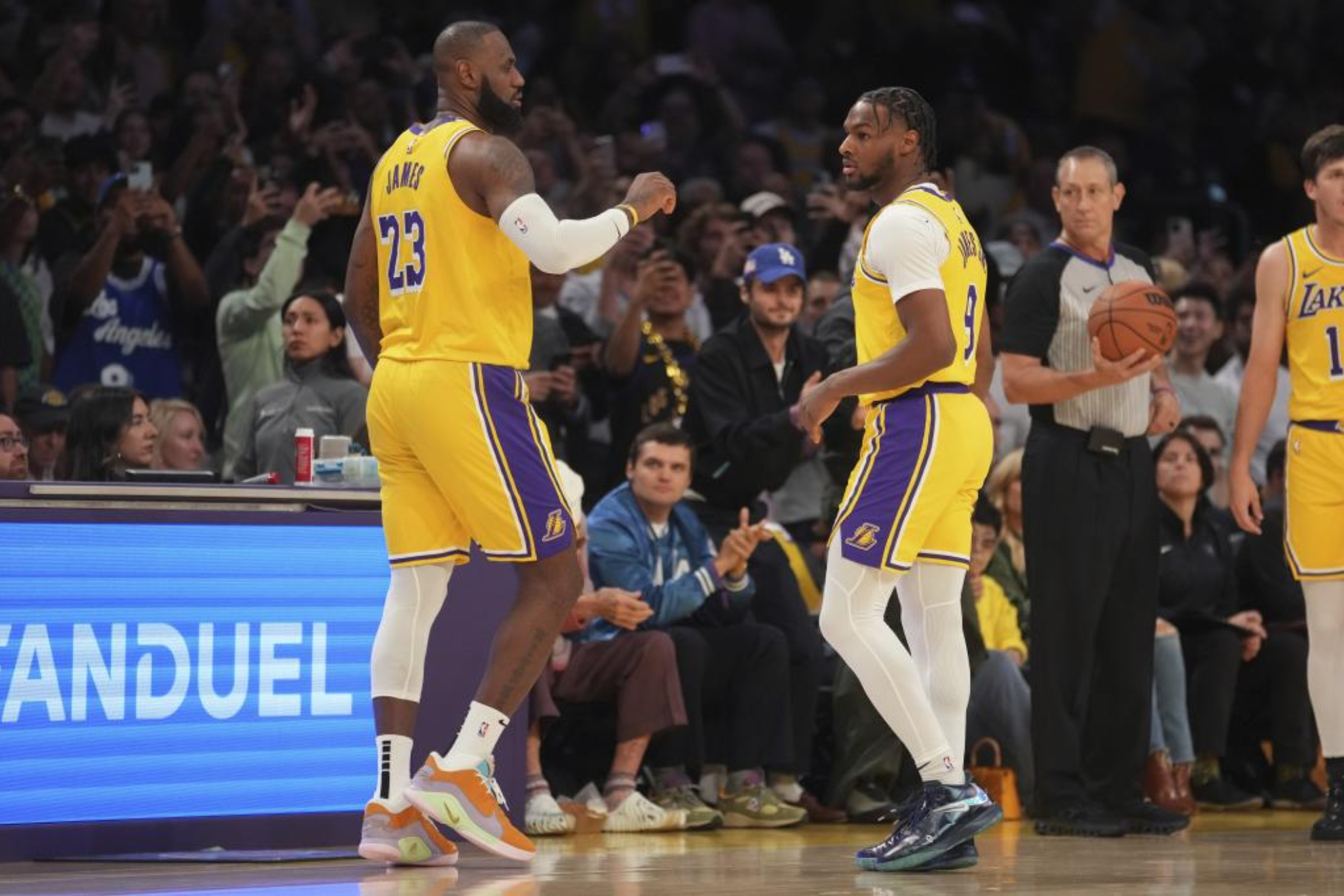 LeBron y Bronny.