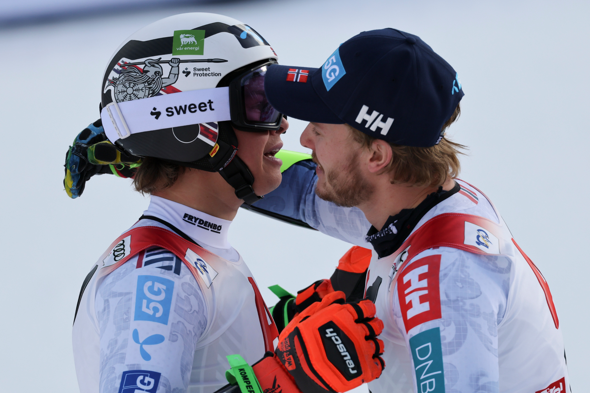 Alexander Steen Olsen y Atle Lie McGrath, primero y tercero en Sölden.