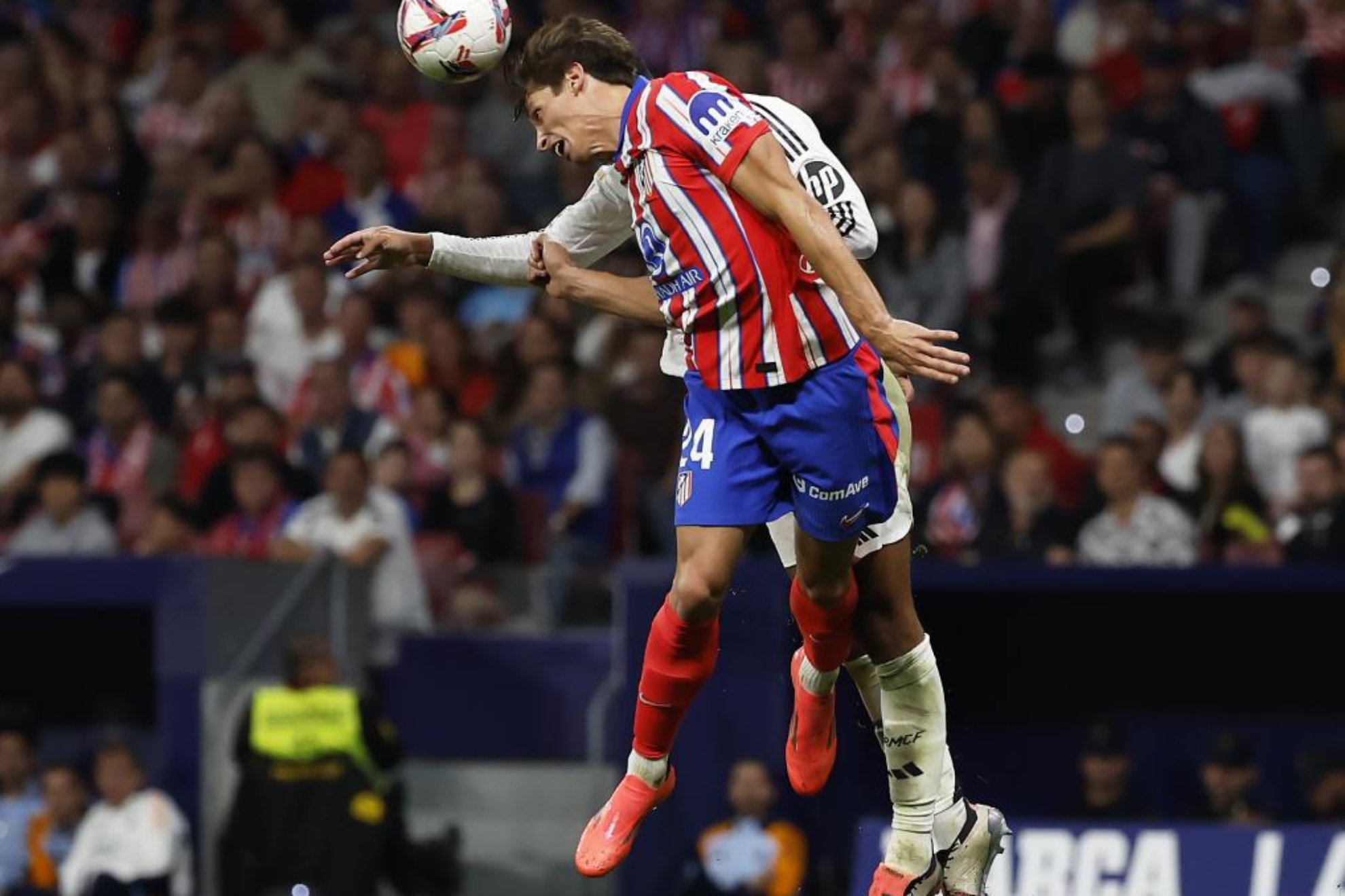 Le Normand durante el partido ante el Real Madrid