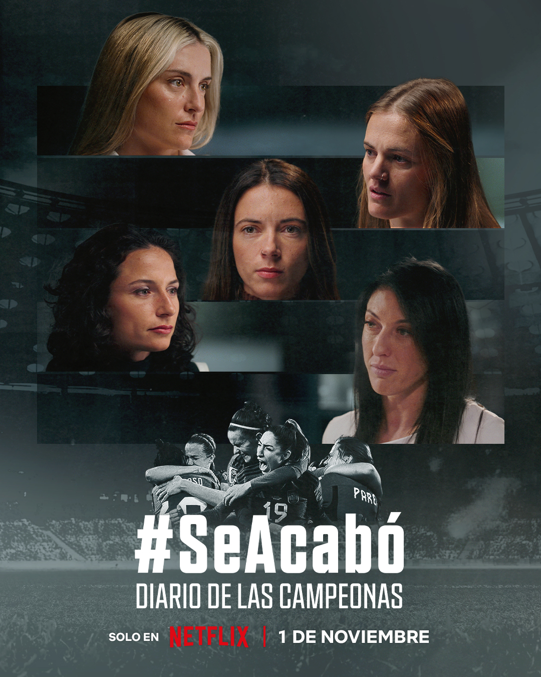 Okładka filmu dokumentalnego „#SeAcabó: Diario de las Campeonas”