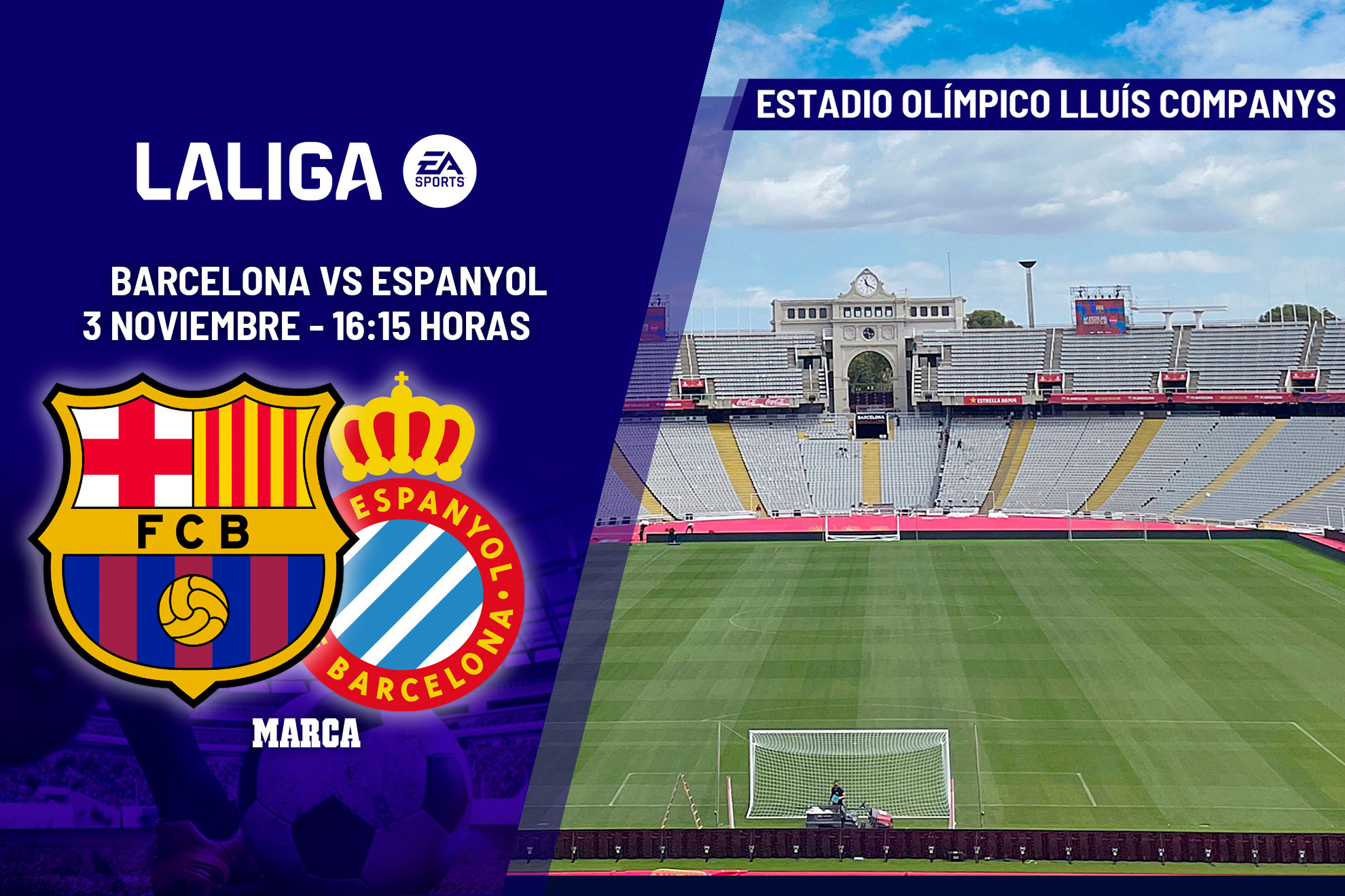 Barcelona - Espanyol: horario y dónde ver en TV el partido de LaLiga EA ...