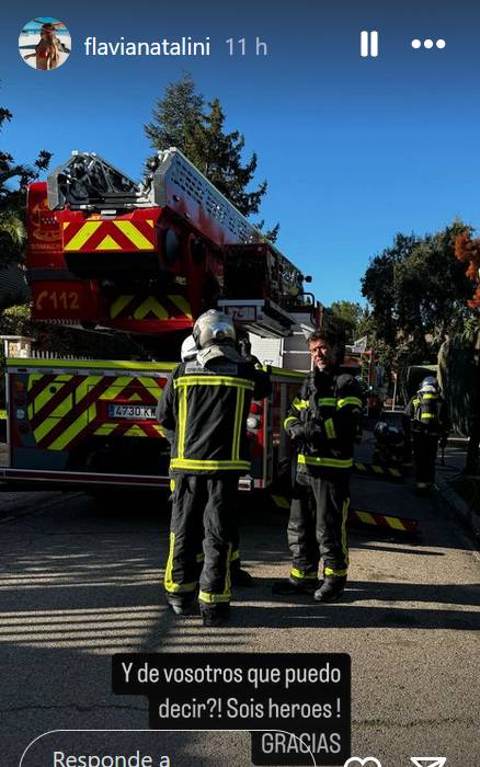 Borja Mayoral and Flavia Natalini talk about the state of their home after a serious fire in which they were injured: "We are still in shock"