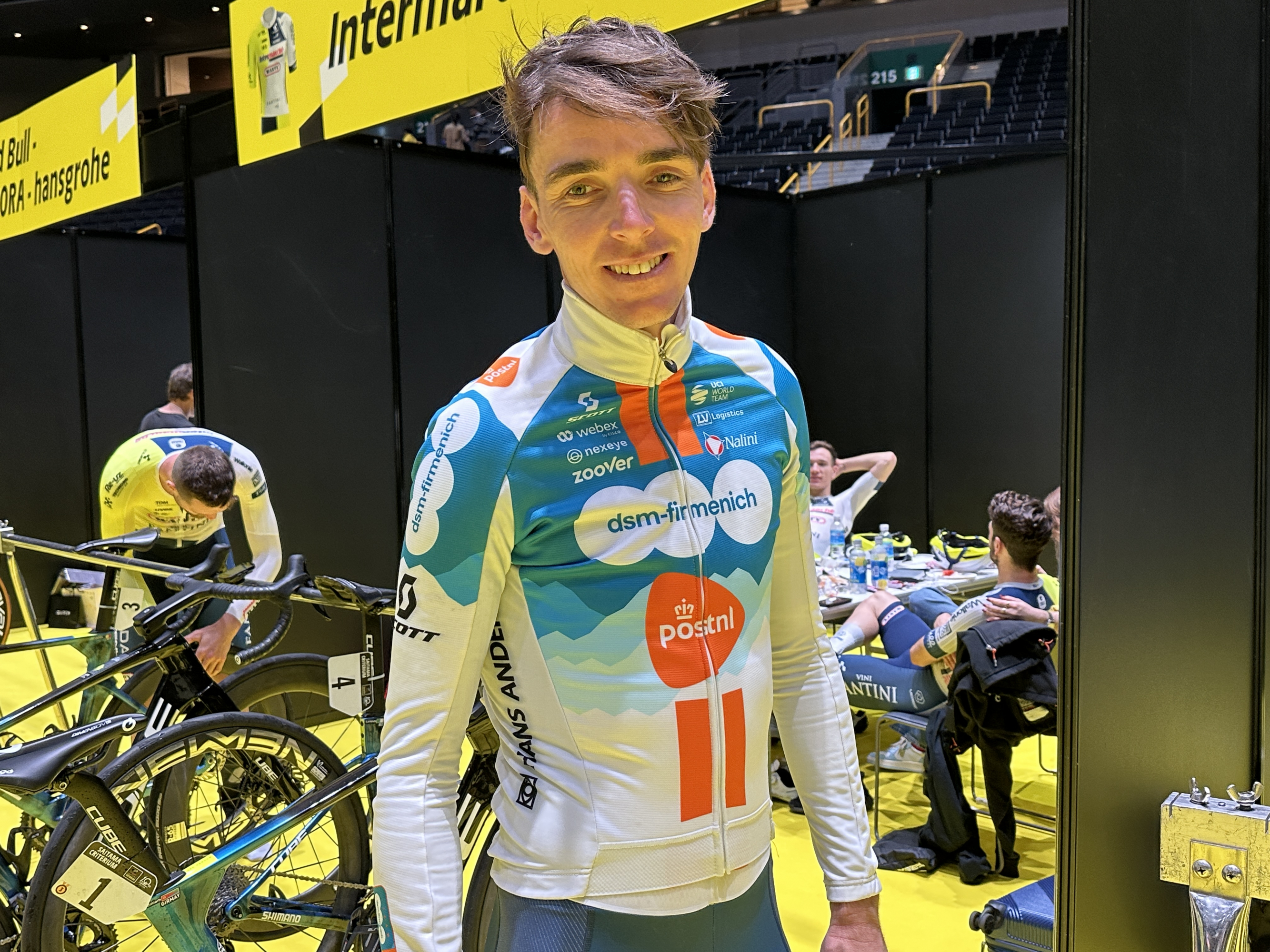 Romain Bardet, posando para MARCA en Saitama.