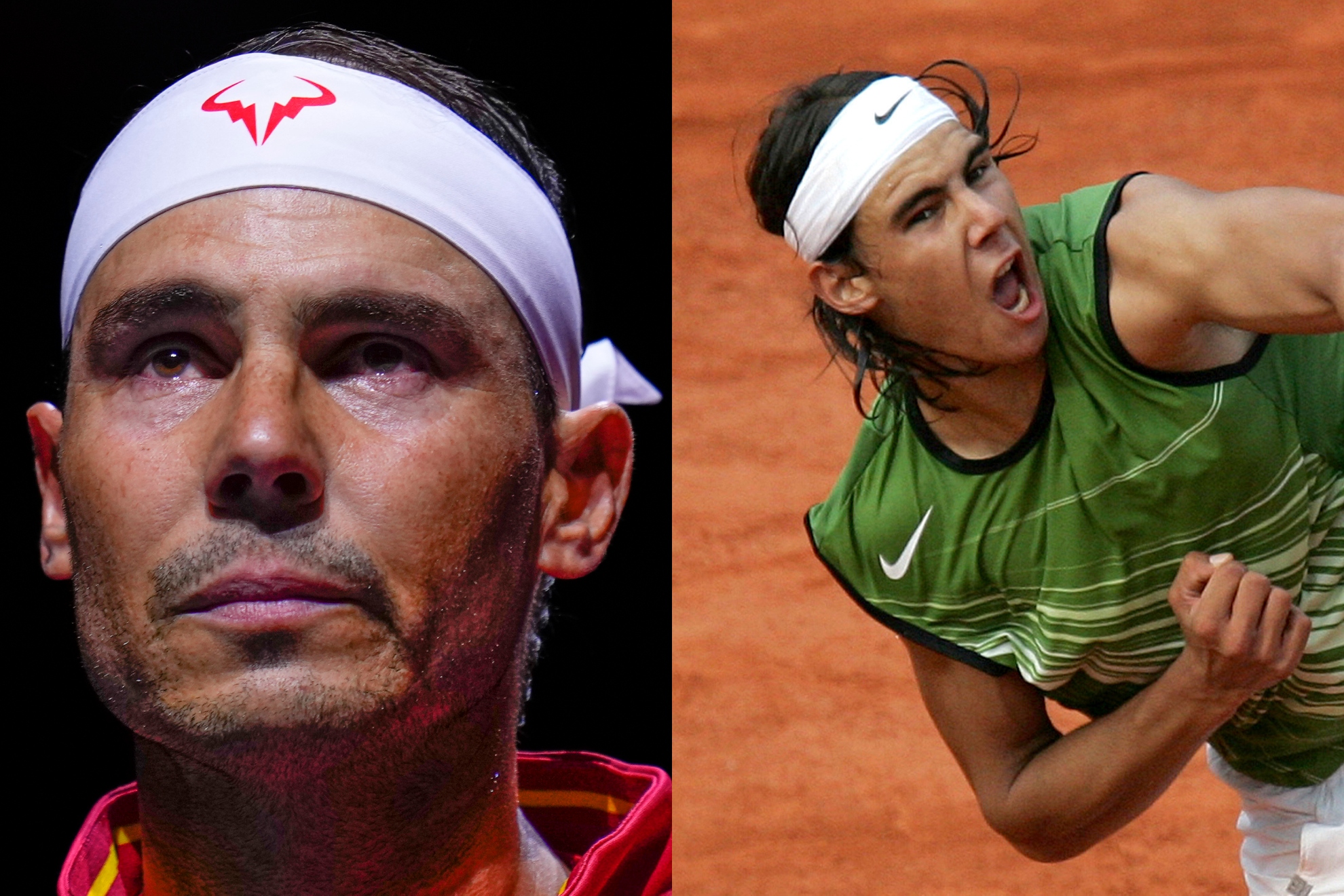 Copa Davis Nike ensena el cambio de logo en la bandana de Rafa Nadal Marca