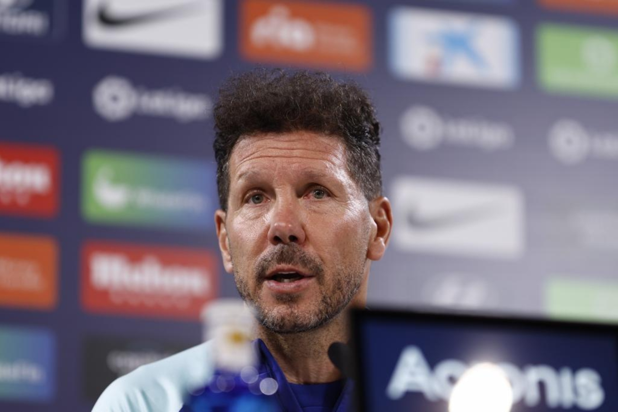 Simeone, at a press conference.