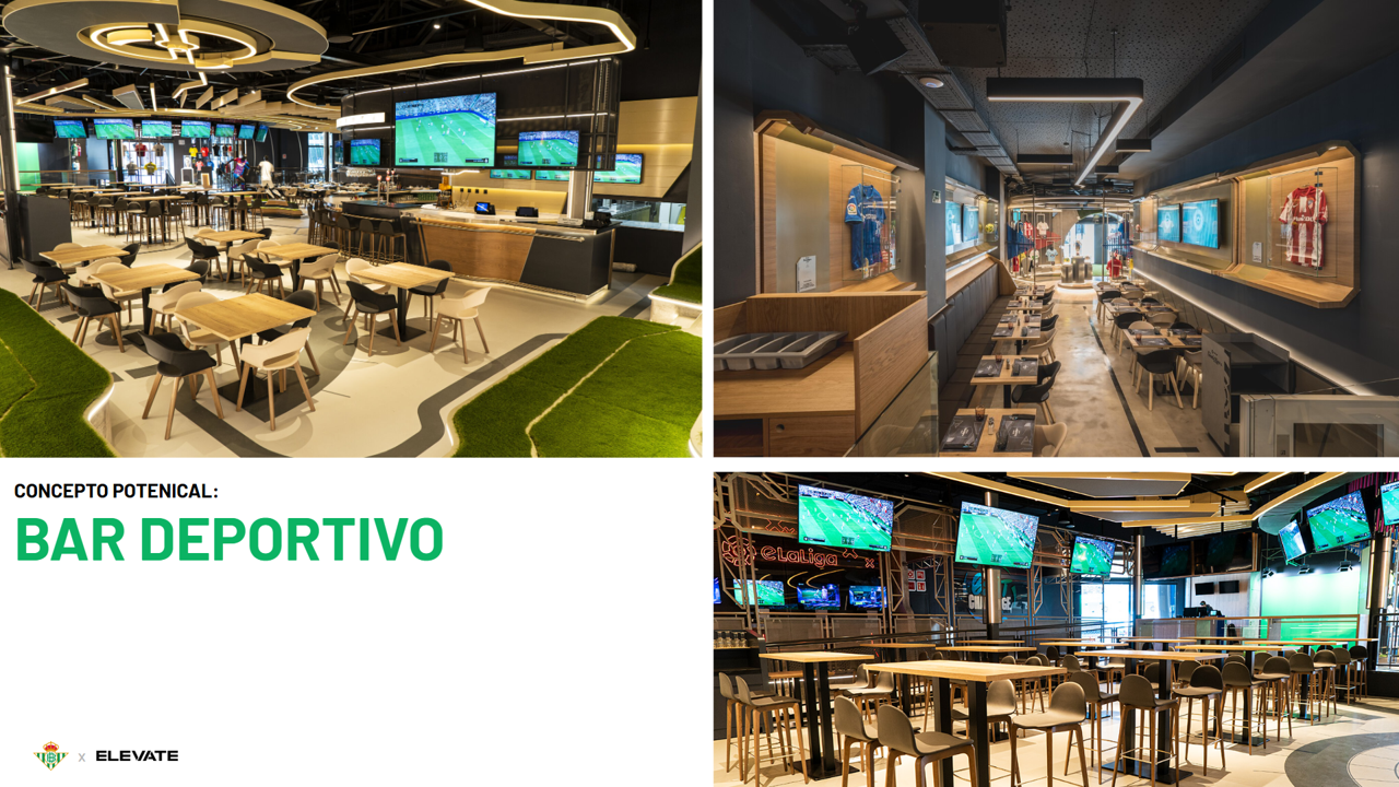 Proyecto de bar deportivo en el futuro Villamarín