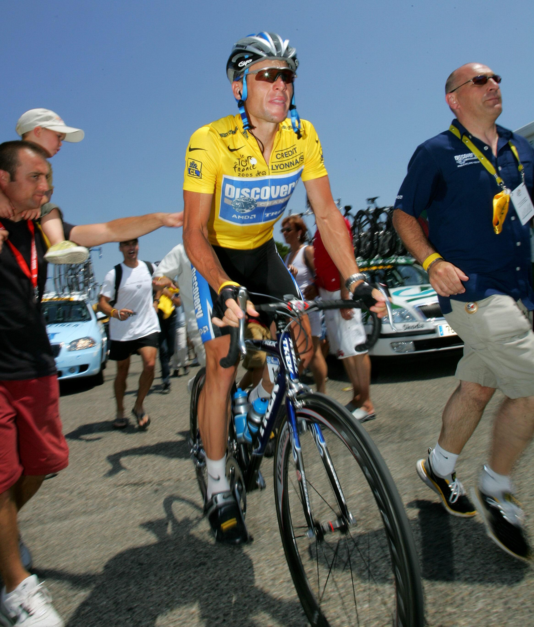 Lance Armstrong en el Tour 2005