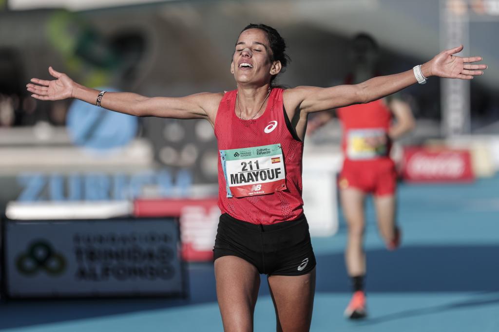 Majida Maayouf en el Maratón Valencia Trinidad Alfonso 2023