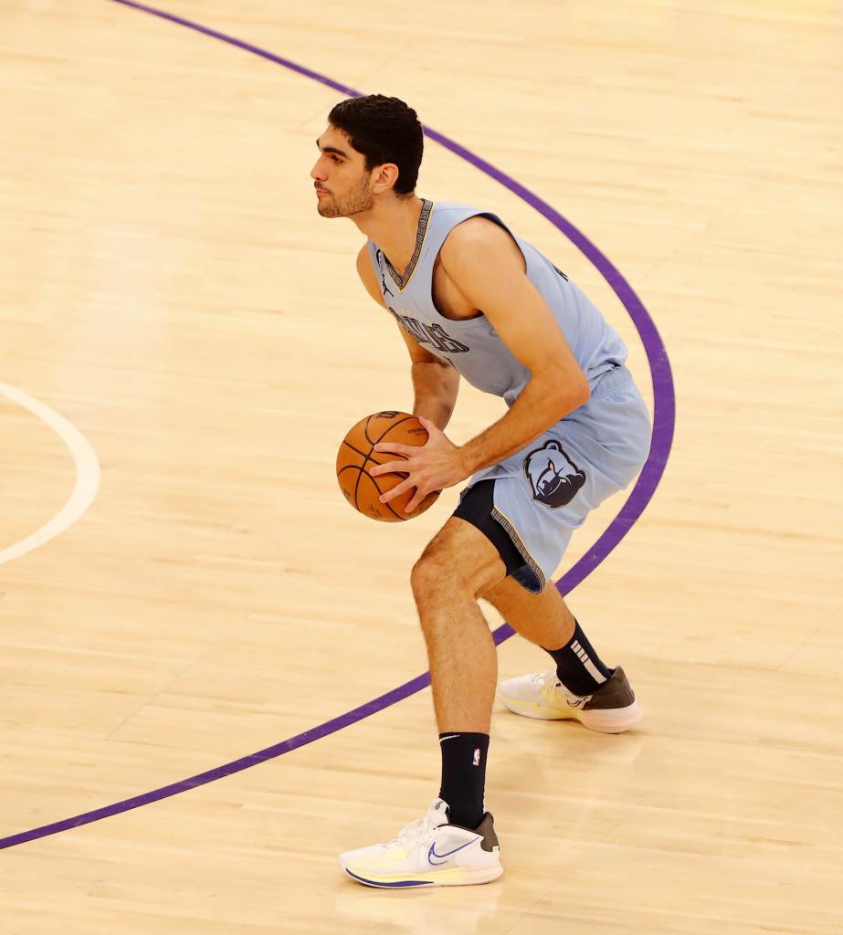 Santi Aldama, en un partido de los Grizzlies.