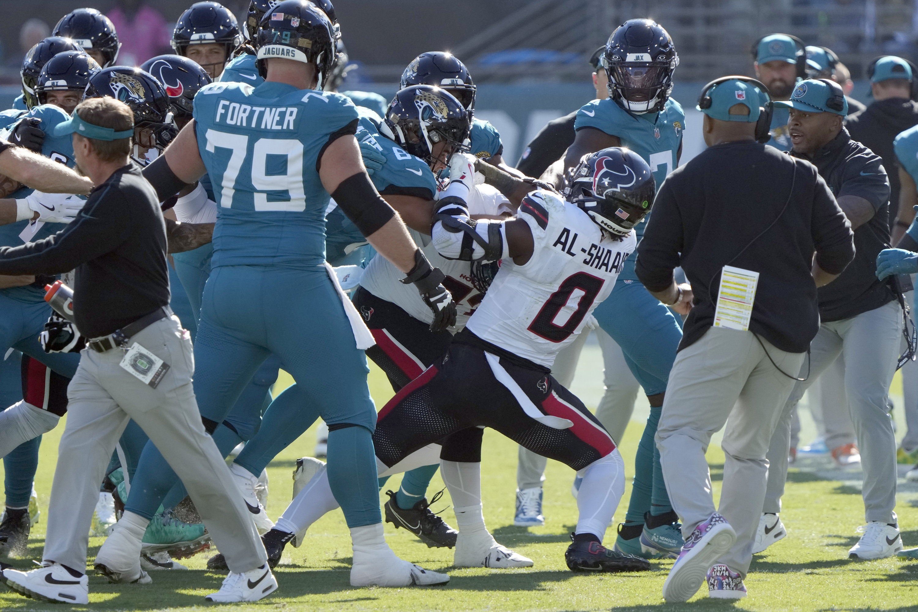 Incidentes en el Houston Texans vs Jacksonville Jaguars de la NFL