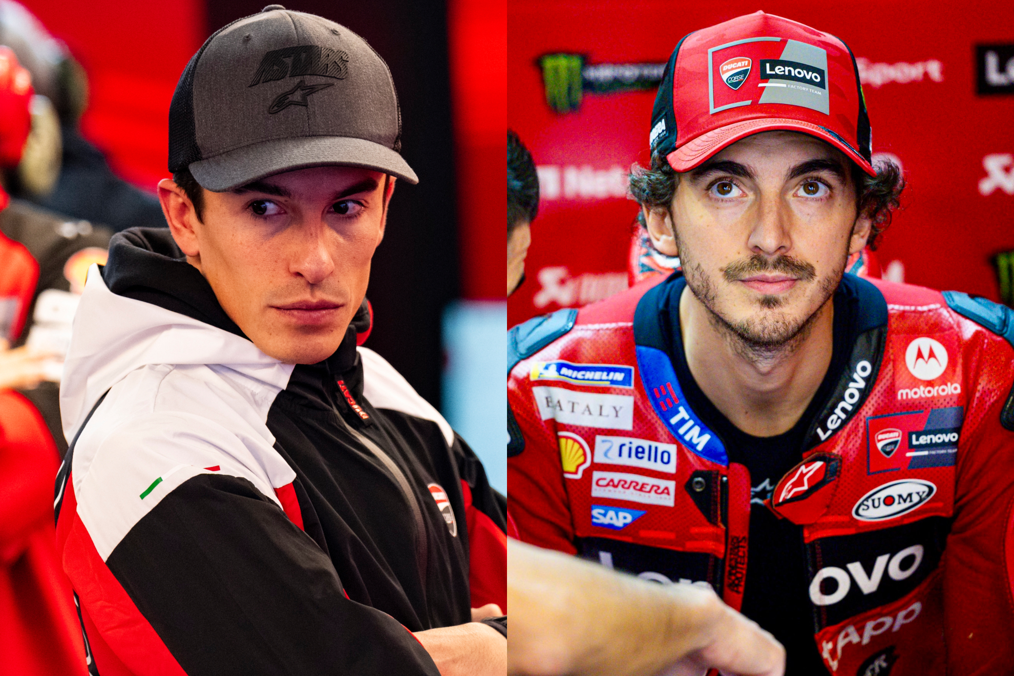 Marc Márquez y Pecco Bagnaia, la nueva dupla de Ducati Oficial