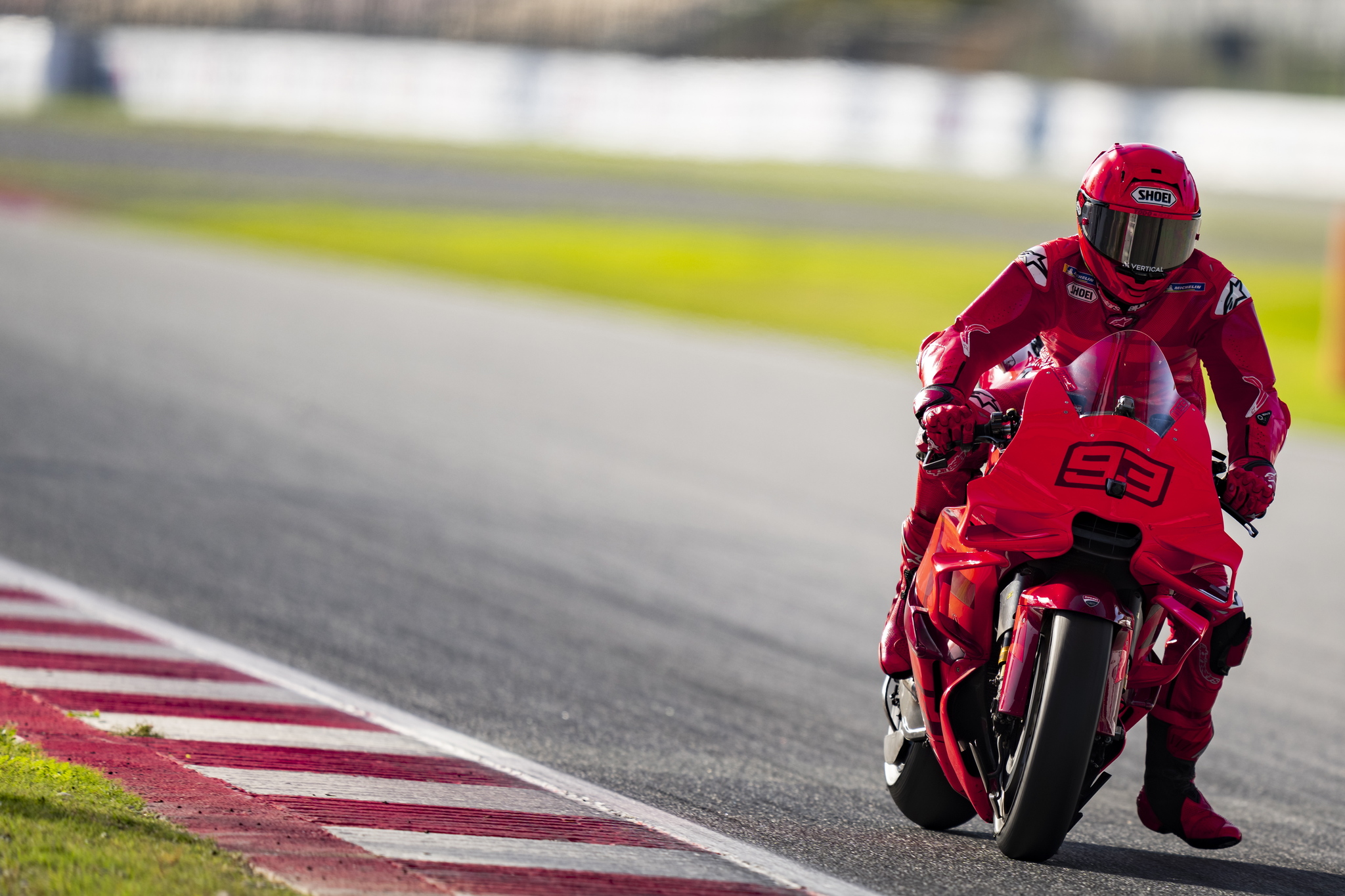 Marc Márquez, en los test de pretemporada