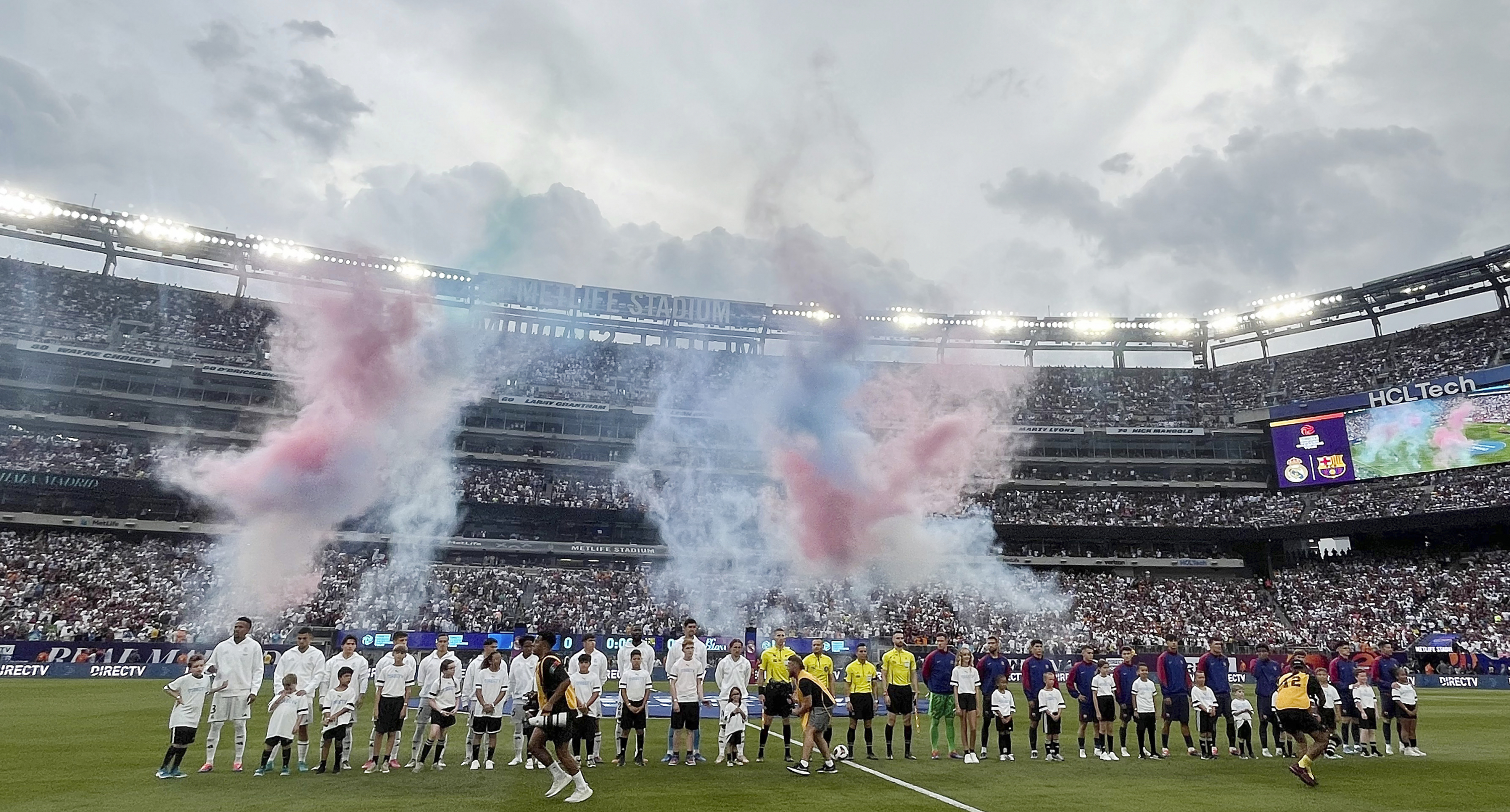 PARTIDO REAL MADRID VS. BARCELONA EN EL METLIFE STADIUM DE NUEVA JERSEY