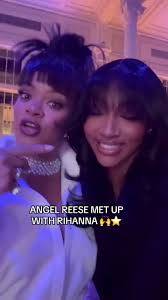 Rihanna y Angel Reese en los FNAA Achievement Awards