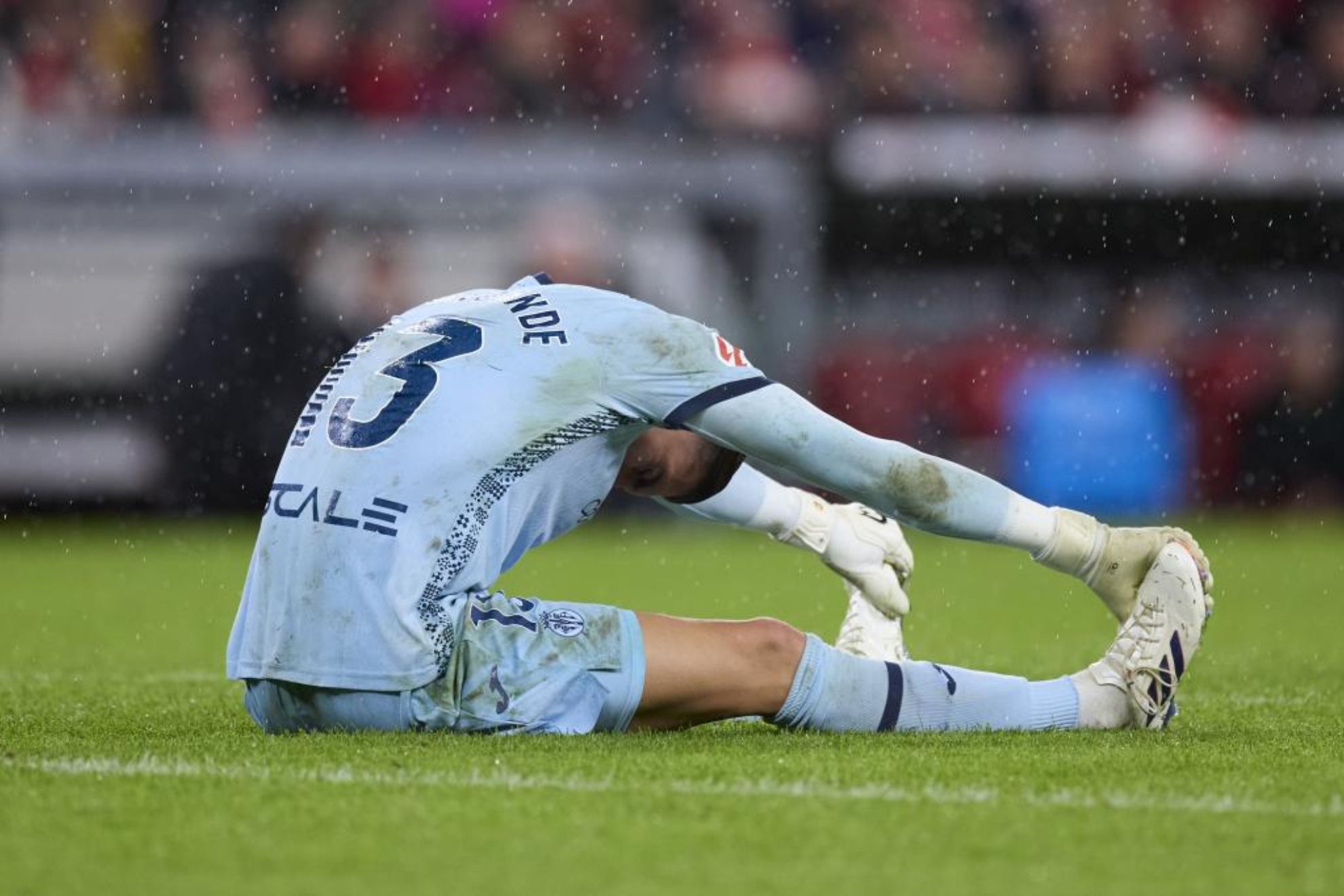 Diego Conde, injured.