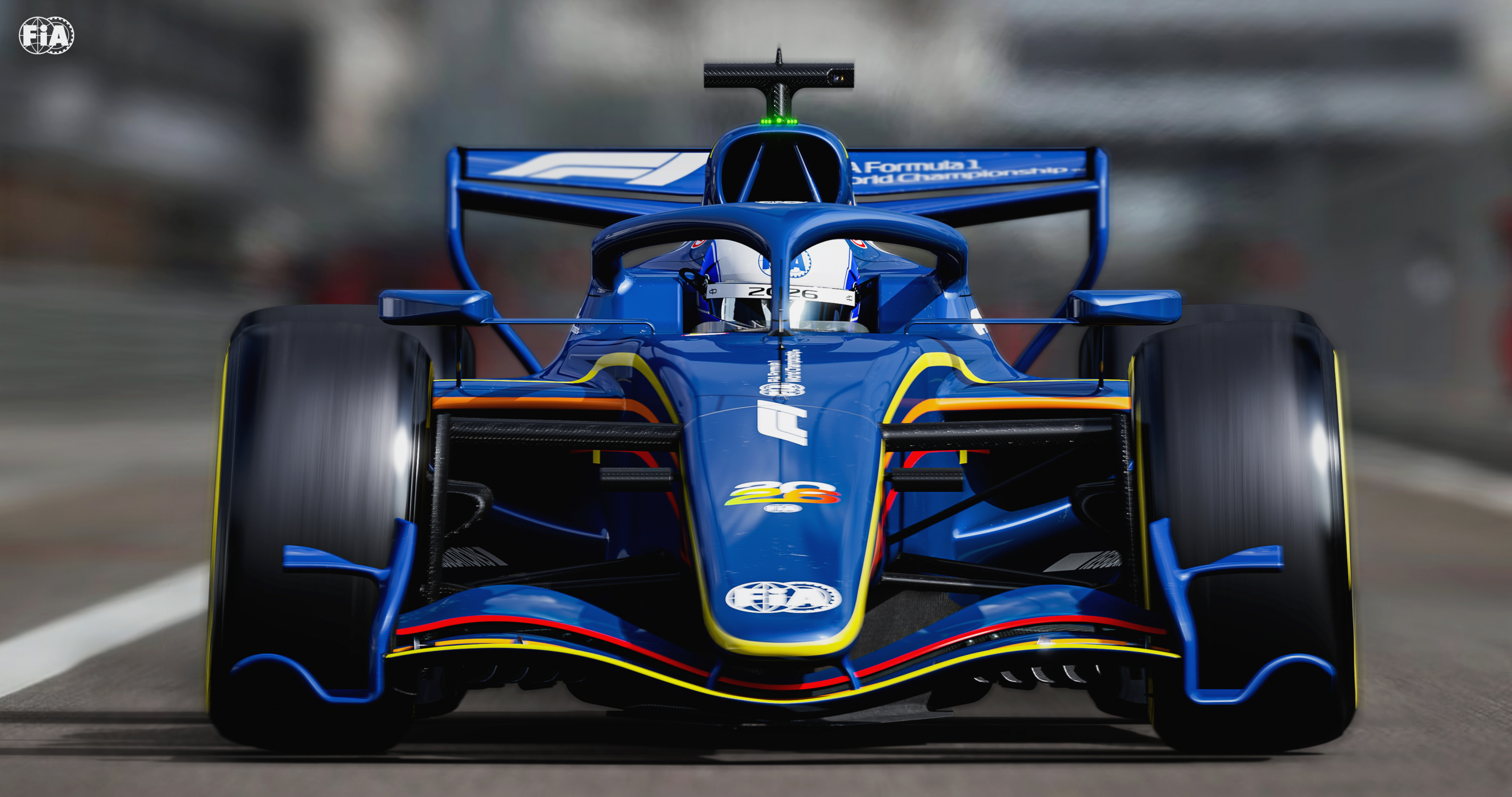 El boceto del F1 de 2026, en pista.