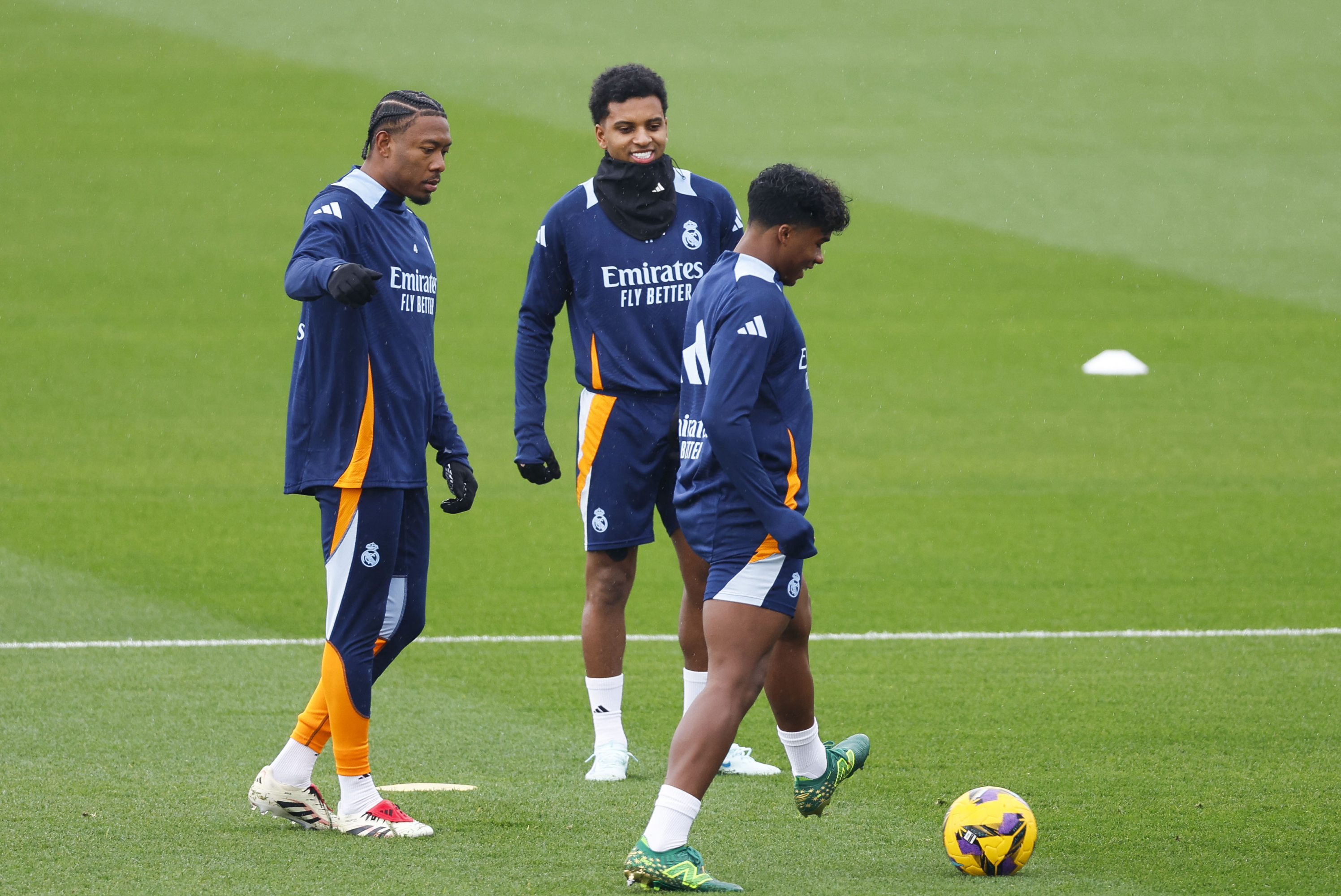 Alaba while participating in the team in Valdebebas