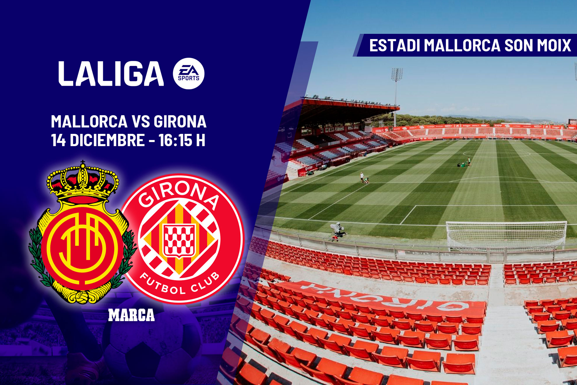 Mallorca - Girona: horario y dónde ver en TV el partido de LaLiga EA Sports