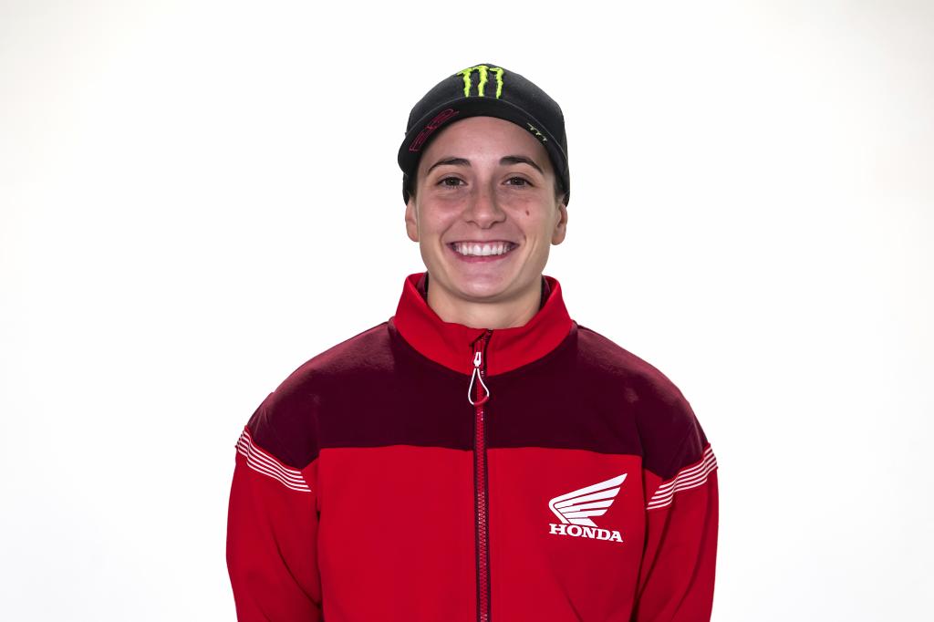 Ana Carrasco, con Honda Supersport.