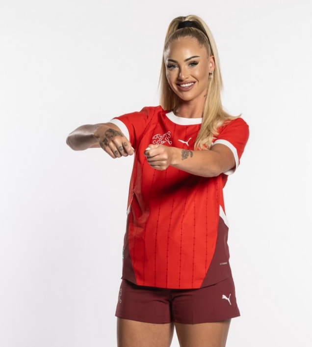 Alisha Lehmann, futbolista de la selección de Suiza y de la Juventus