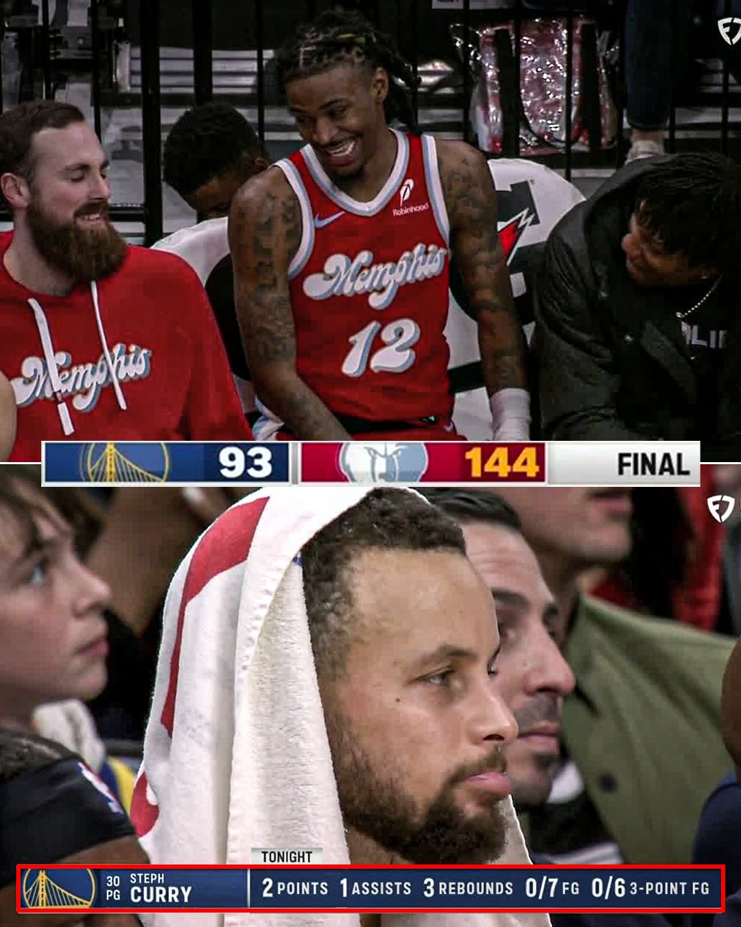 El peor partido de Stephen Curry en la NBA