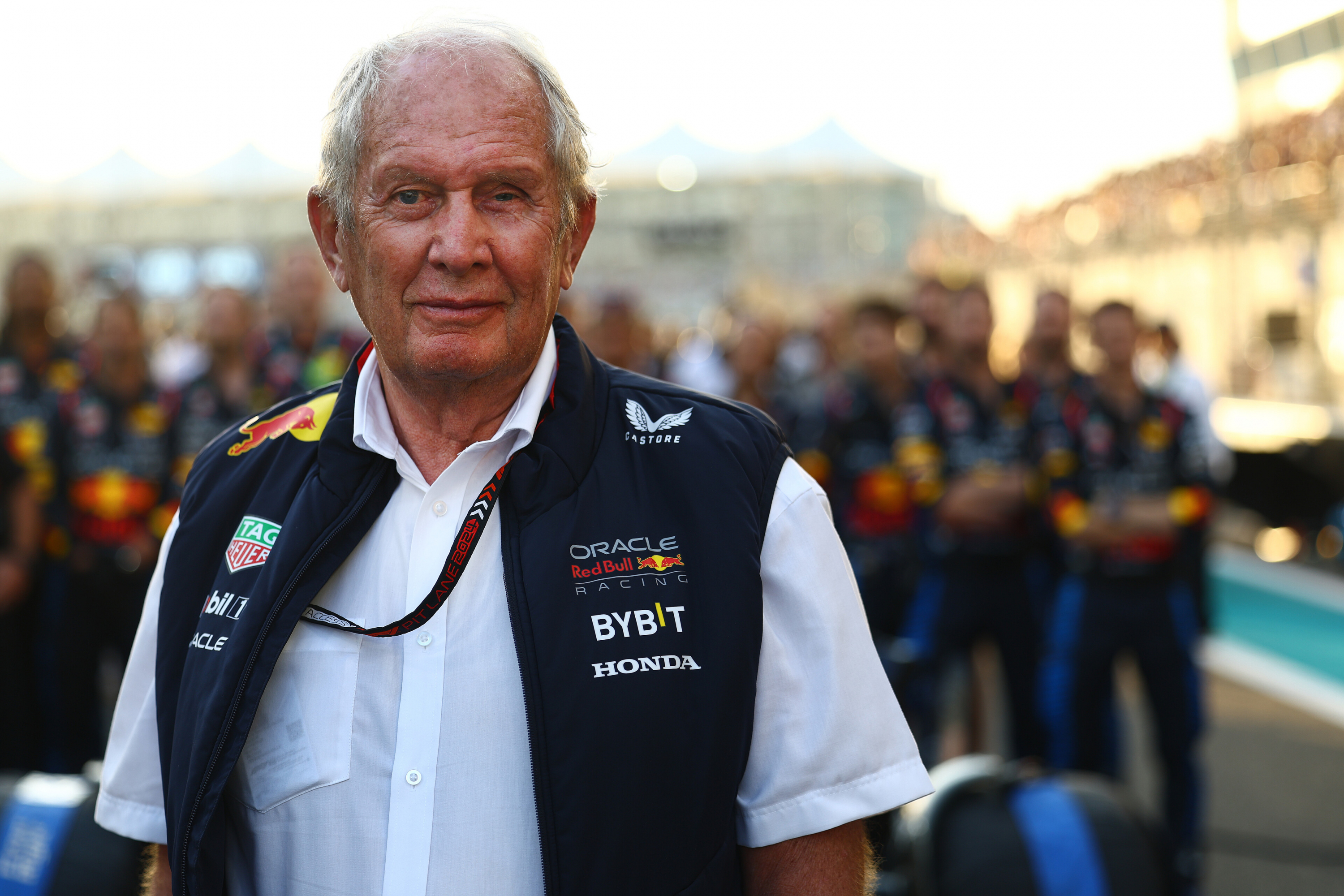 Helmut Marko, en Abu Dhabi