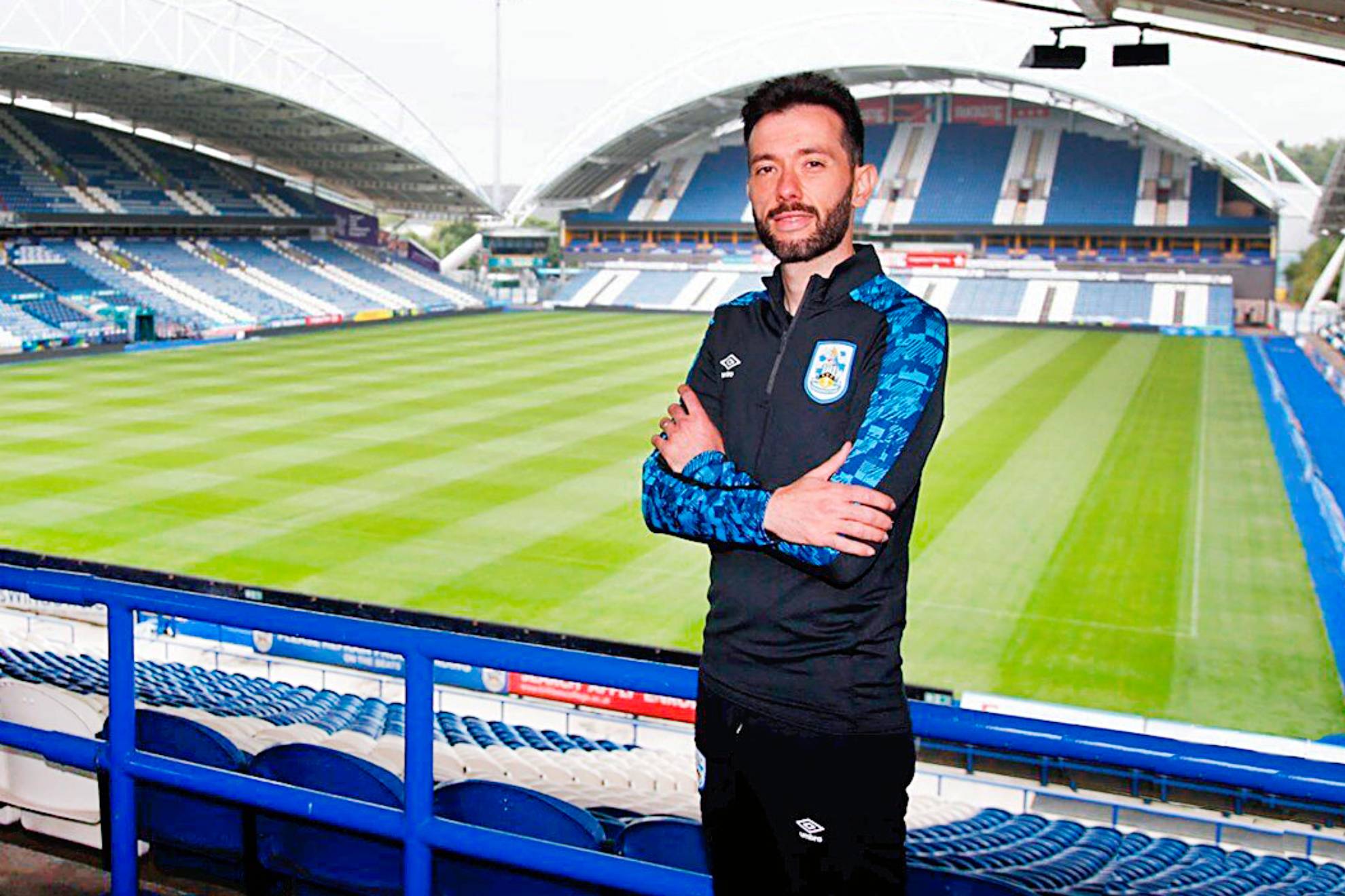 Carlos Corberán, during his time at Huddersfield.