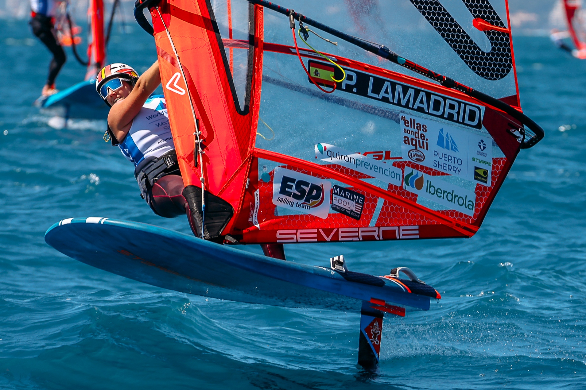 Lamadrid, compitiendo en Mallorca.