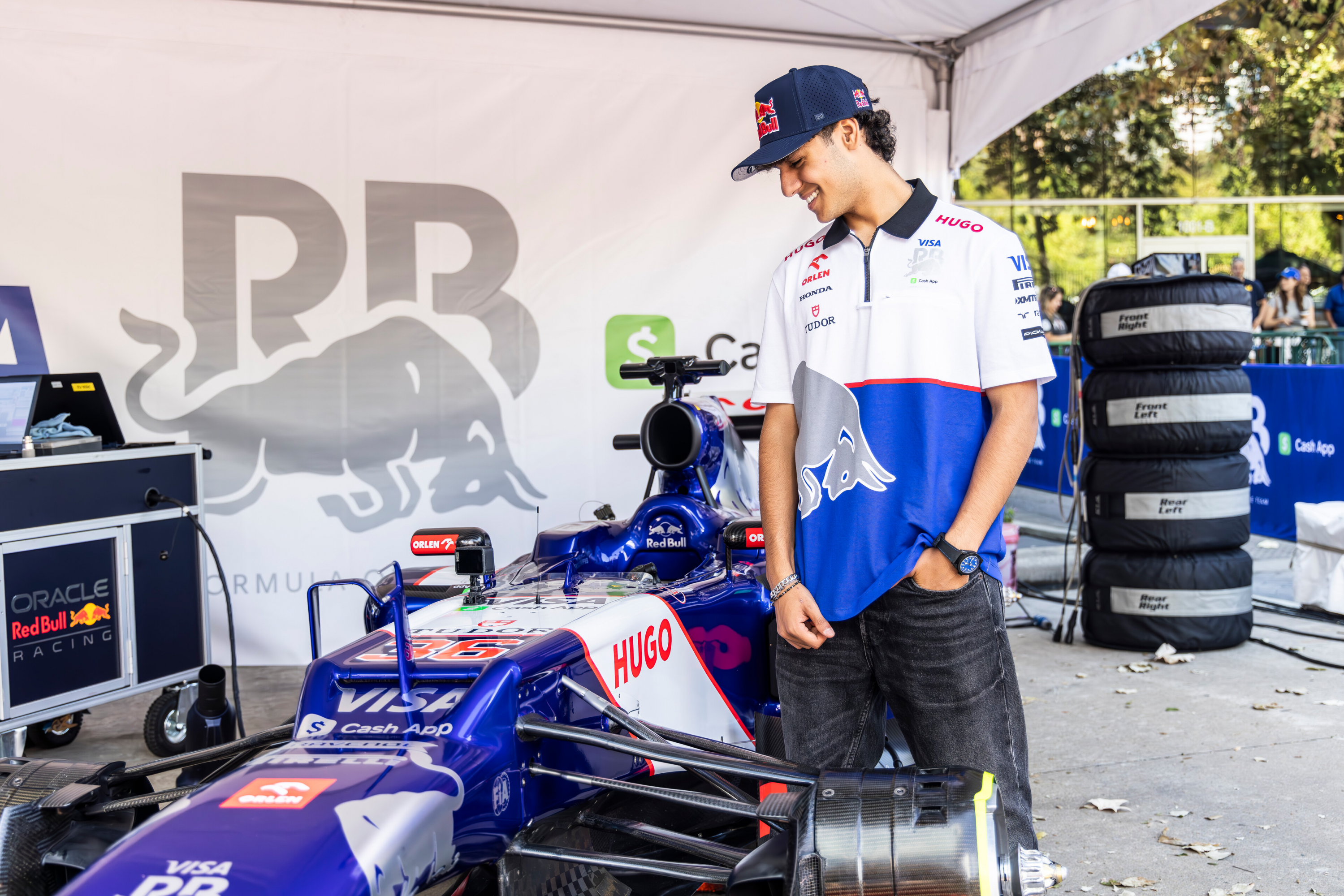 Arvid Lindblad en un show con RB