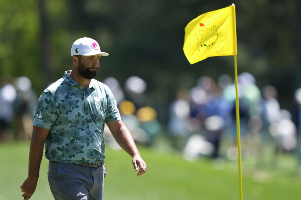 Jon Rahm, en el Masters de Augusta.