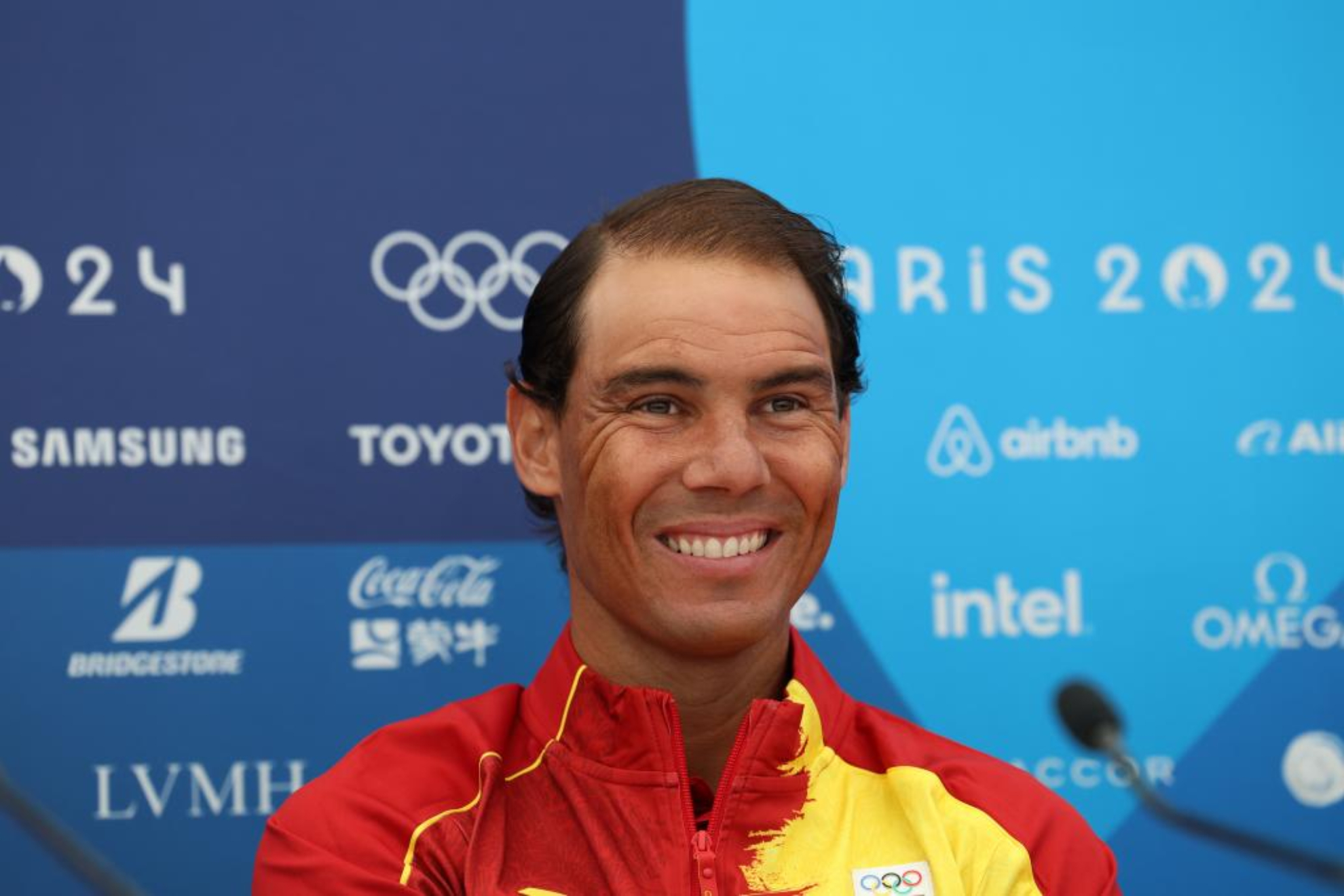 Rafa Nadal, durante los Juegos Olímpicos de París.